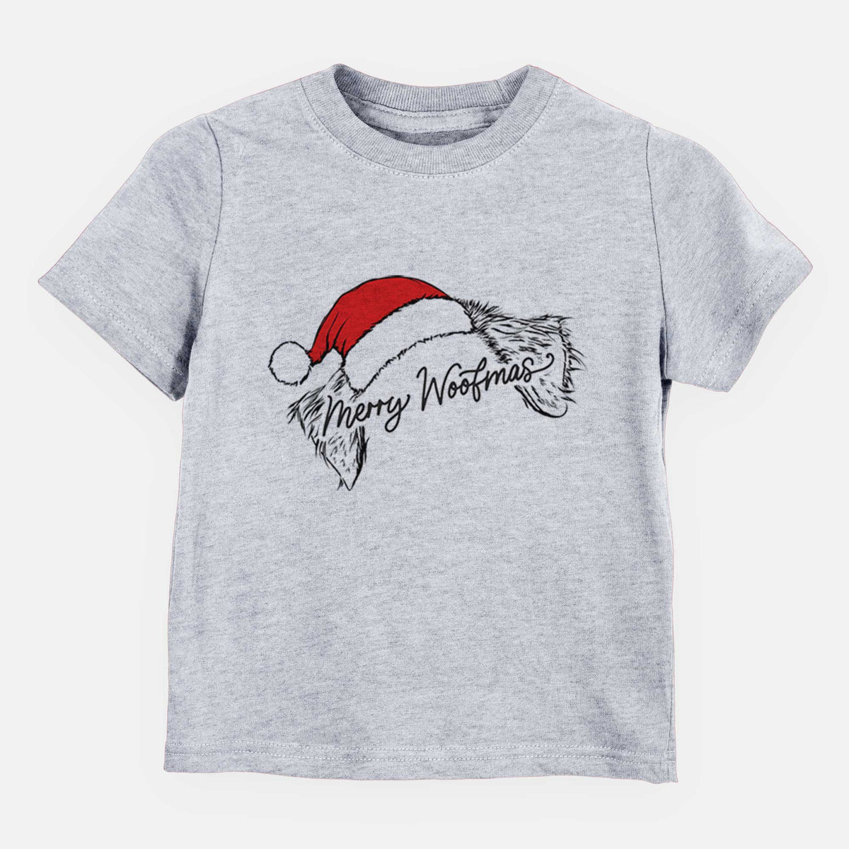 Merry Woofmas - Australian Shepherd - Kids/Youth/Toddler Shirt