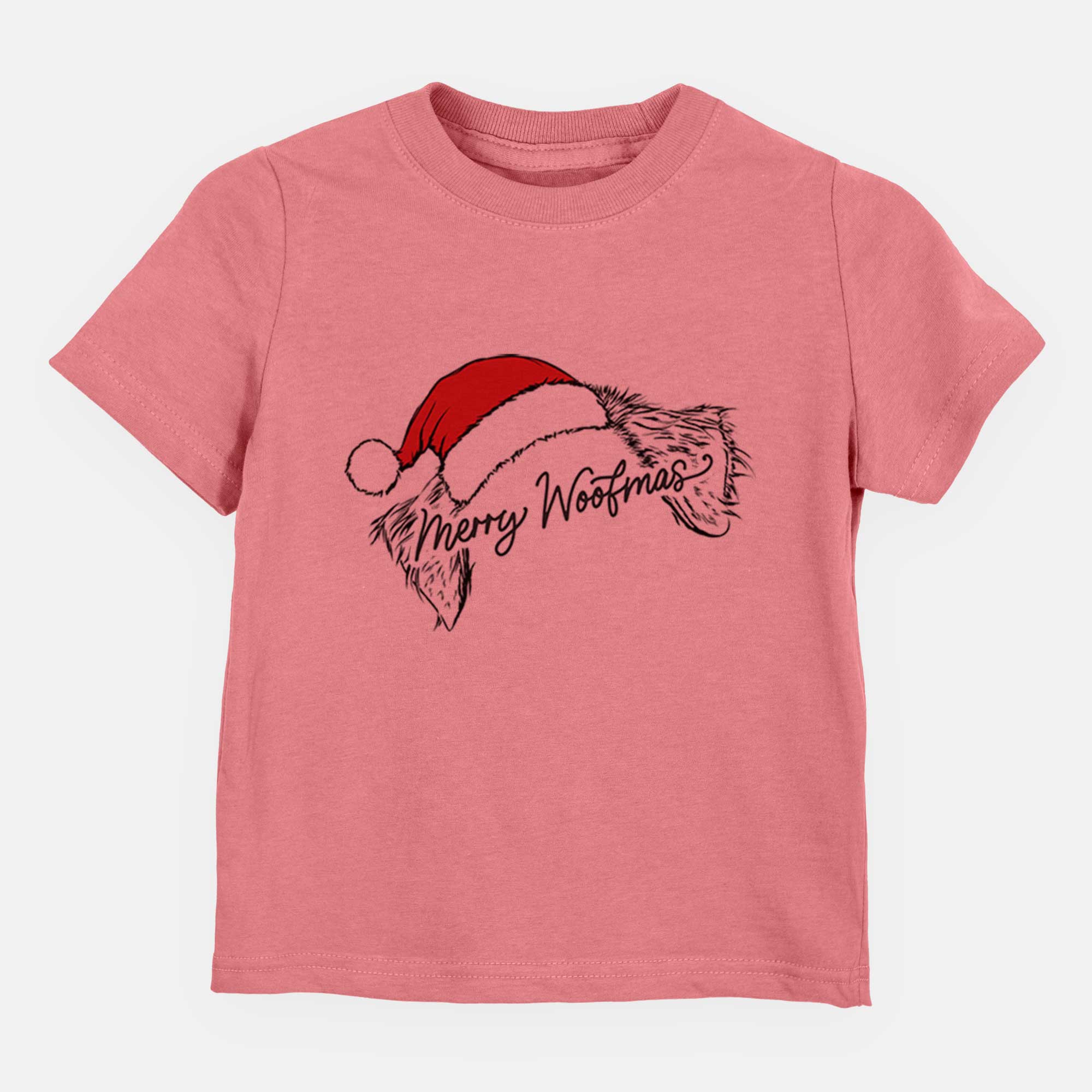 Merry Woofmas - Australian Shepherd - Kids/Youth/Toddler Shirt