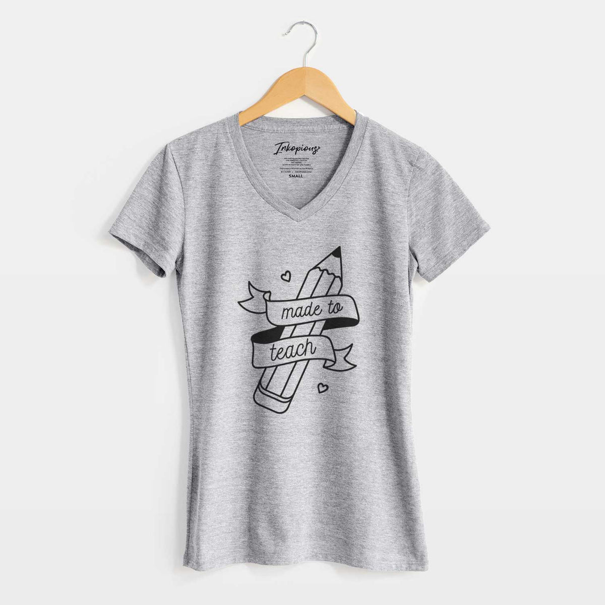 Made to Teach - Women&#39;s V-neck Shirt