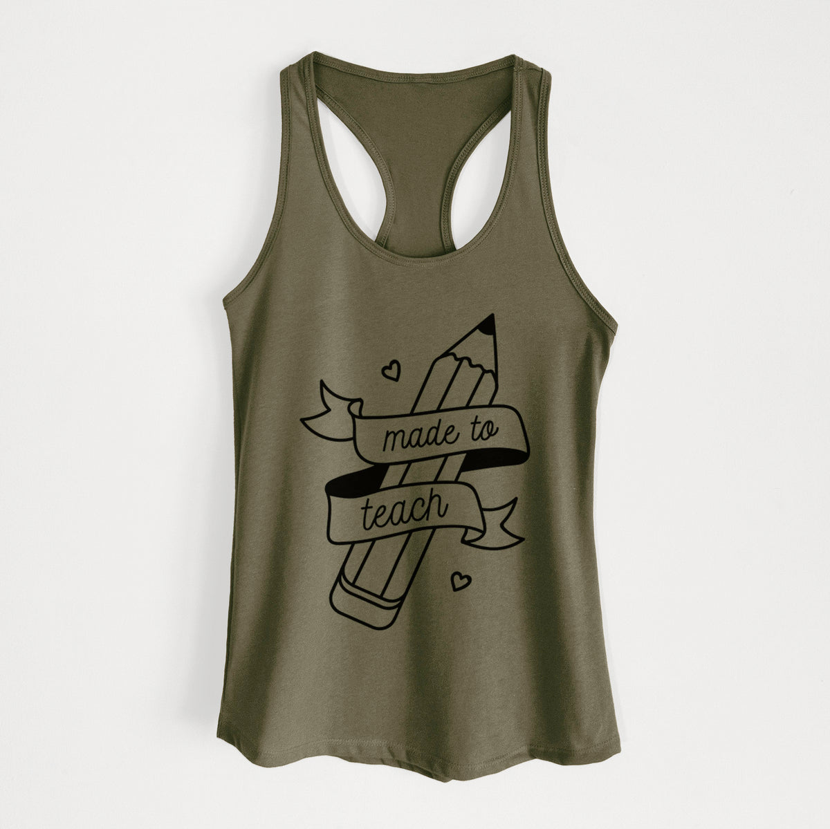 Made to Teach - Women's Racerback Tanktop