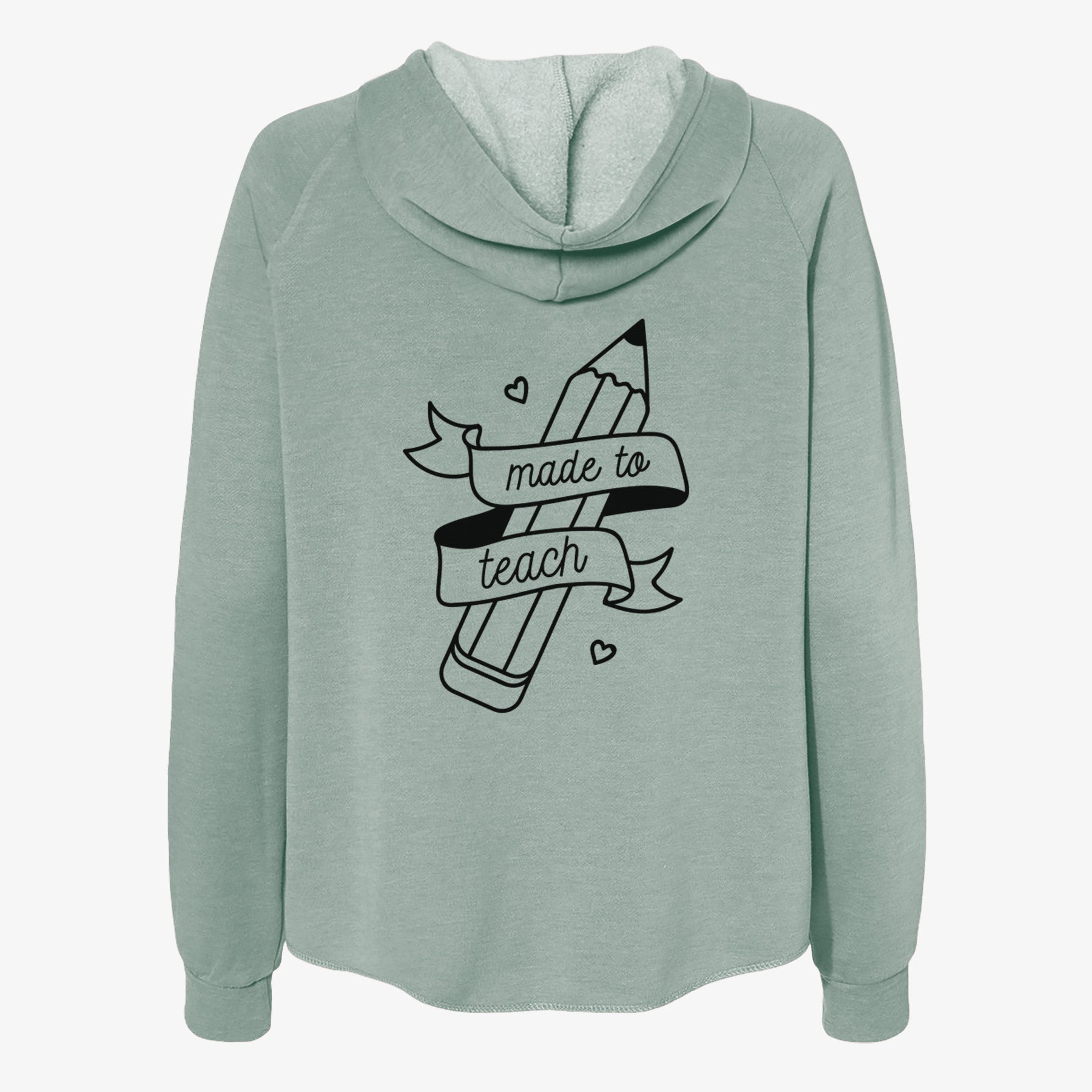 Made to Teach - Women's Cali Wave Zip-Up Sweatshirt