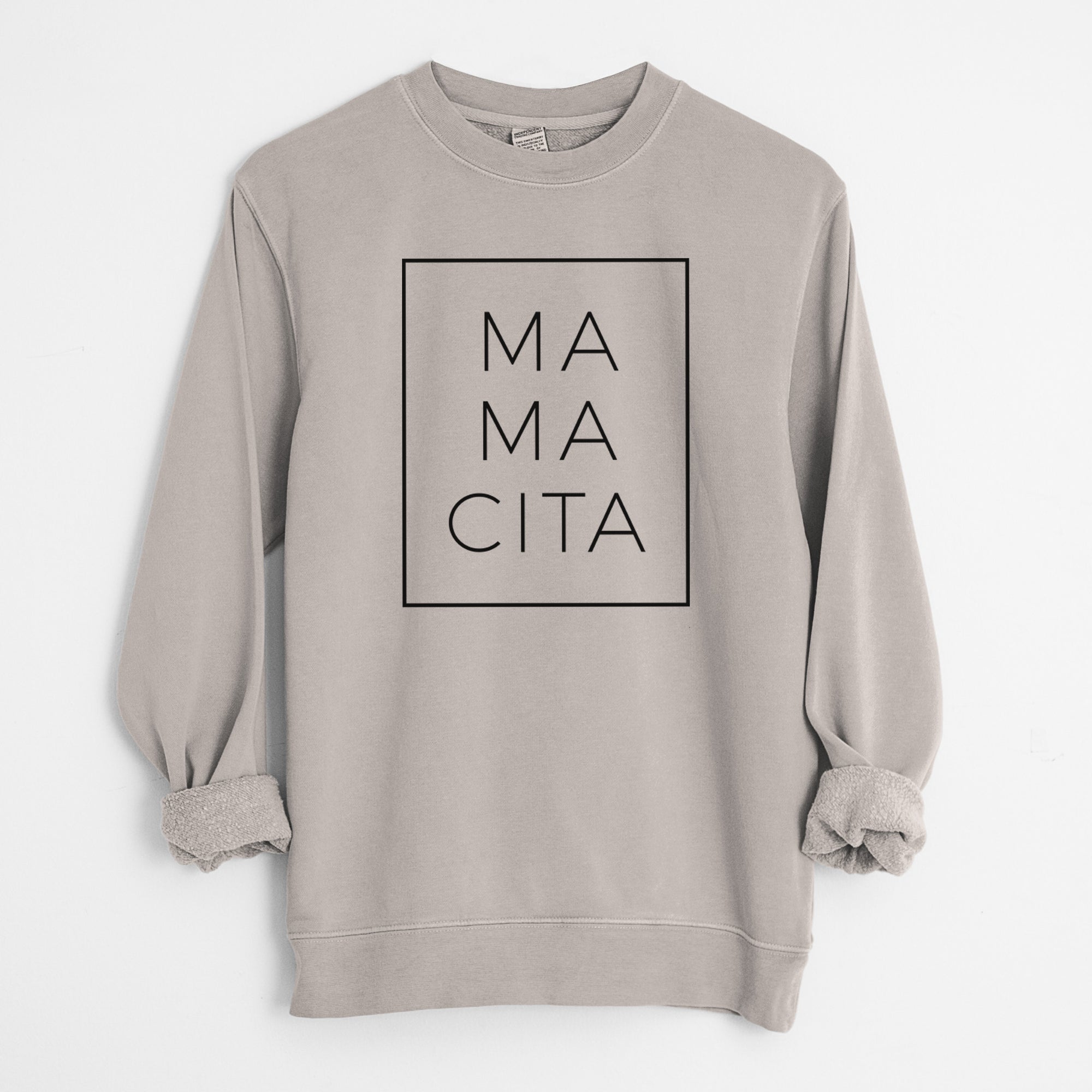 Mamacita Boxed - Unisex Pigment Dyed Crew Sweatshirt