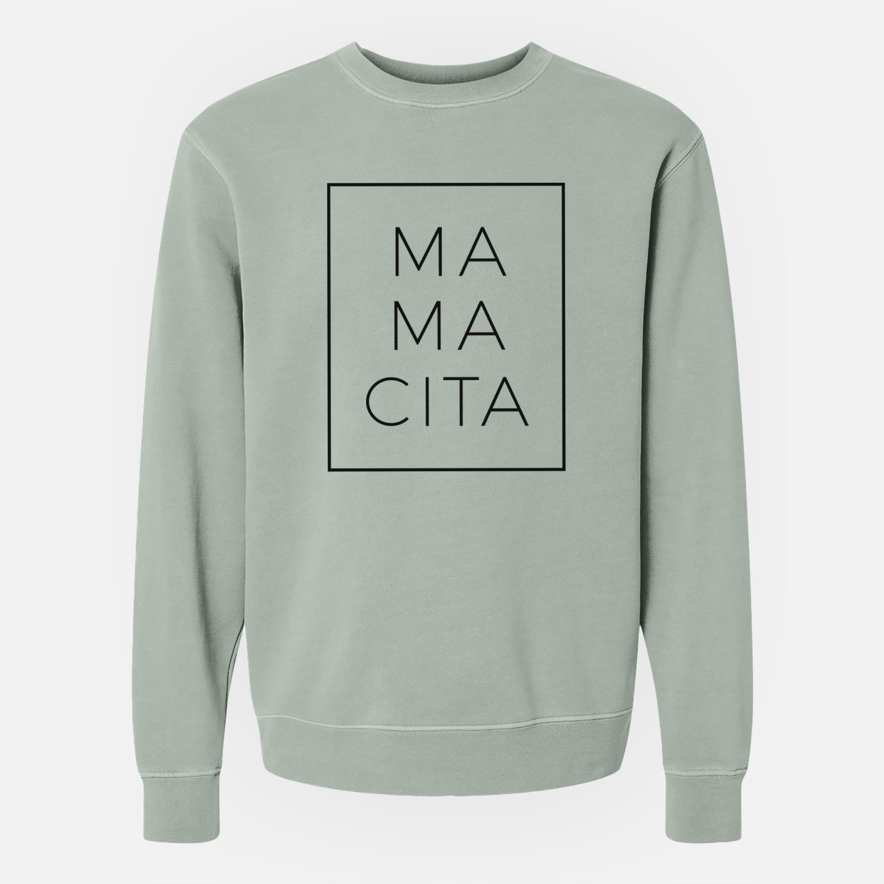 Mamacita Boxed - Unisex Pigment Dyed Crew Sweatshirt