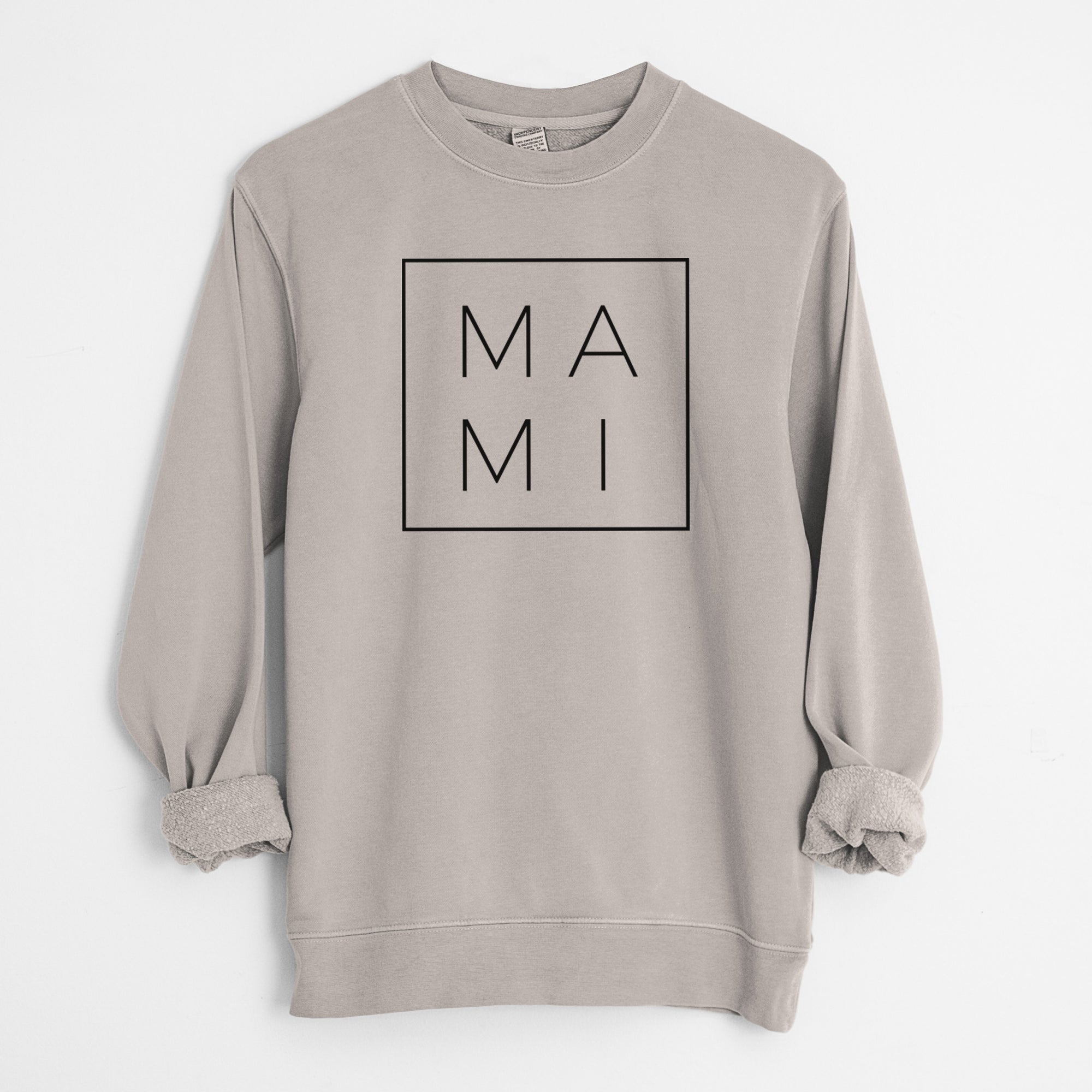 Mami Boxed - Unisex Pigment Dyed Crew Sweatshirt