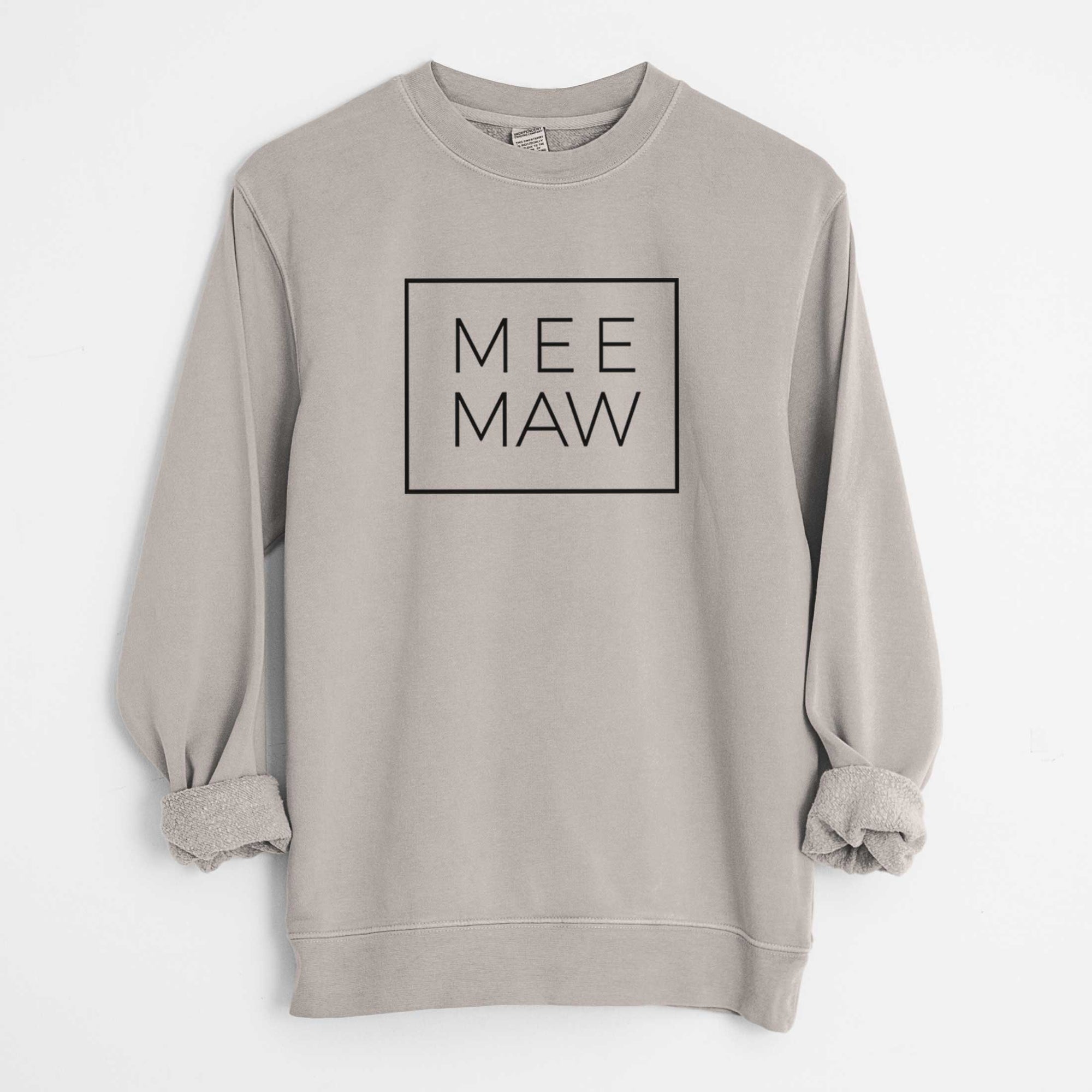 Mee Maw Boxed - Unisex Pigment Dyed Crew Sweatshirt