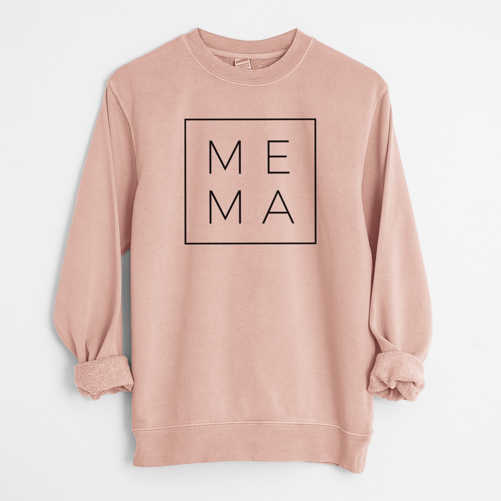 Mema Boxed - Unisex Pigment Dyed Crew Sweatshirt