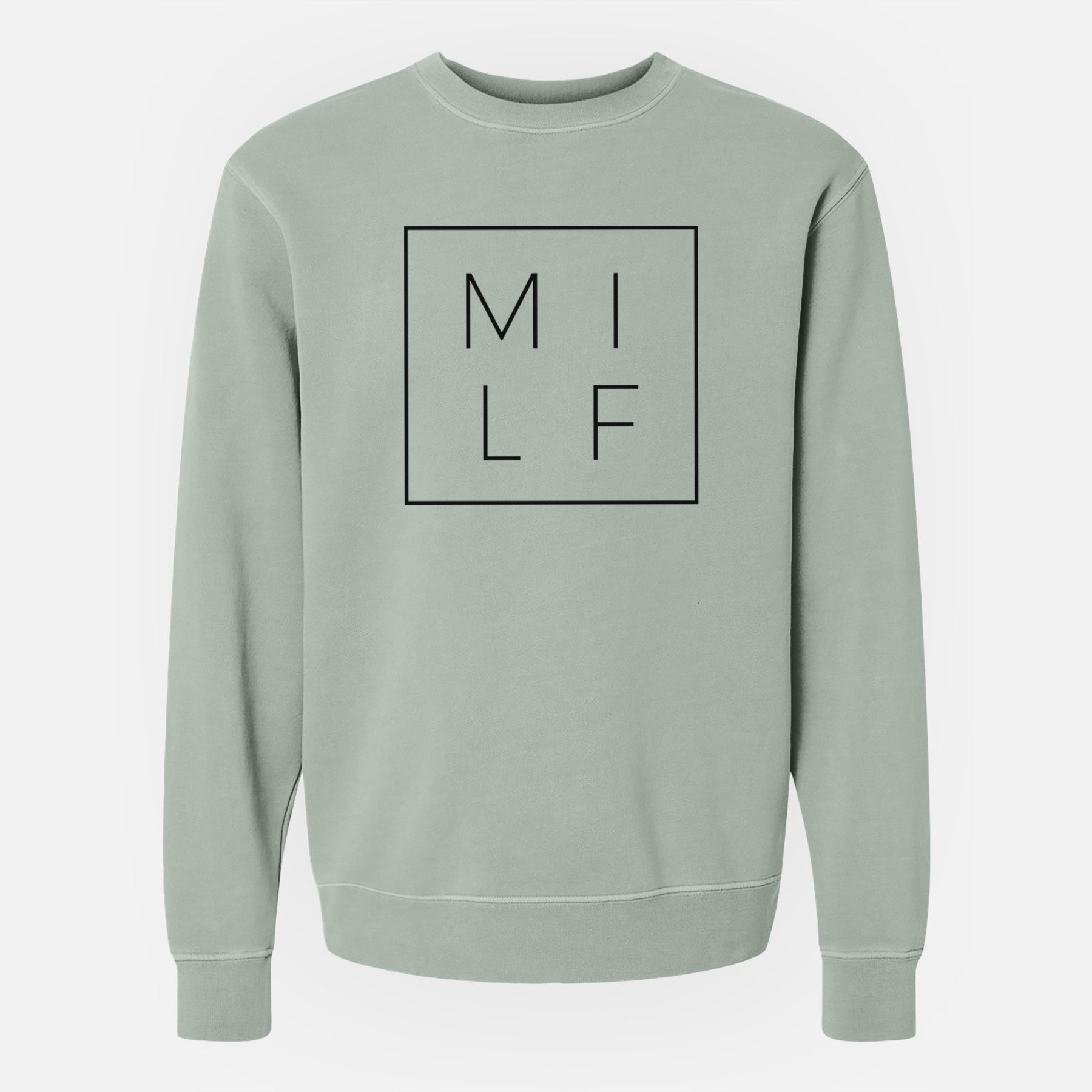 Milf Boxed - Unisex Pigment Dyed Crew Sweatshirt