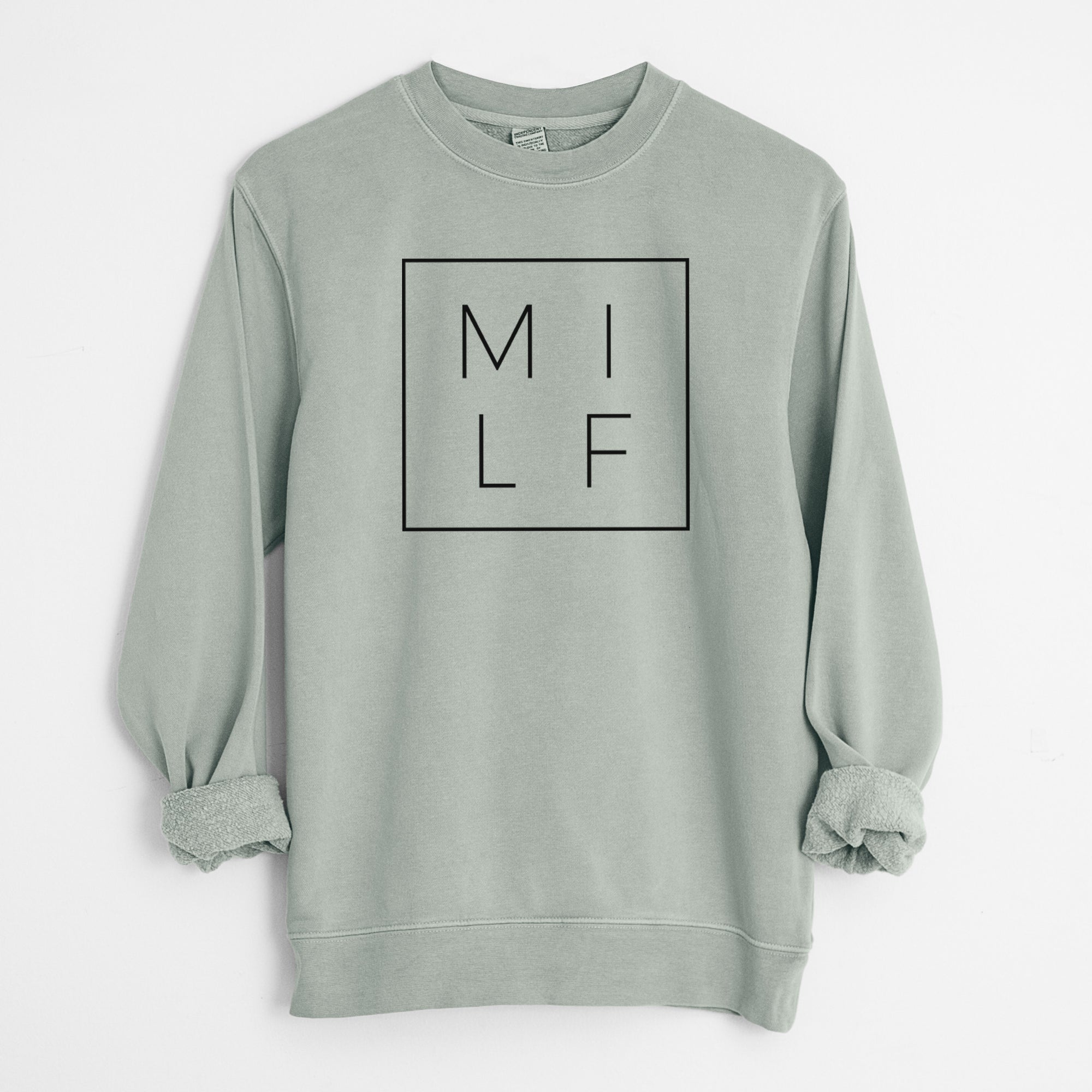 Milf Boxed - Unisex Pigment Dyed Crew Sweatshirt