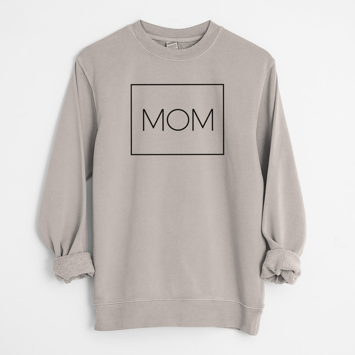 Mom Boxed - Unisex Pigment Dyed Crew Sweatshirt