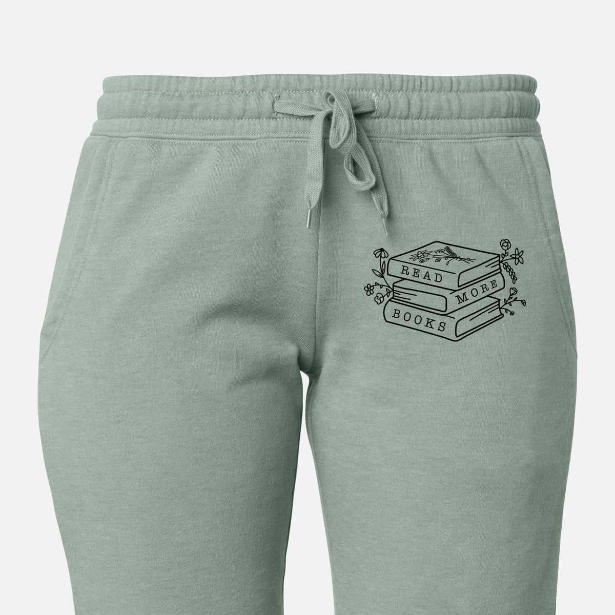 Read More Books - Floral Book Stack - Women&#39;s Cali Wave Joggers