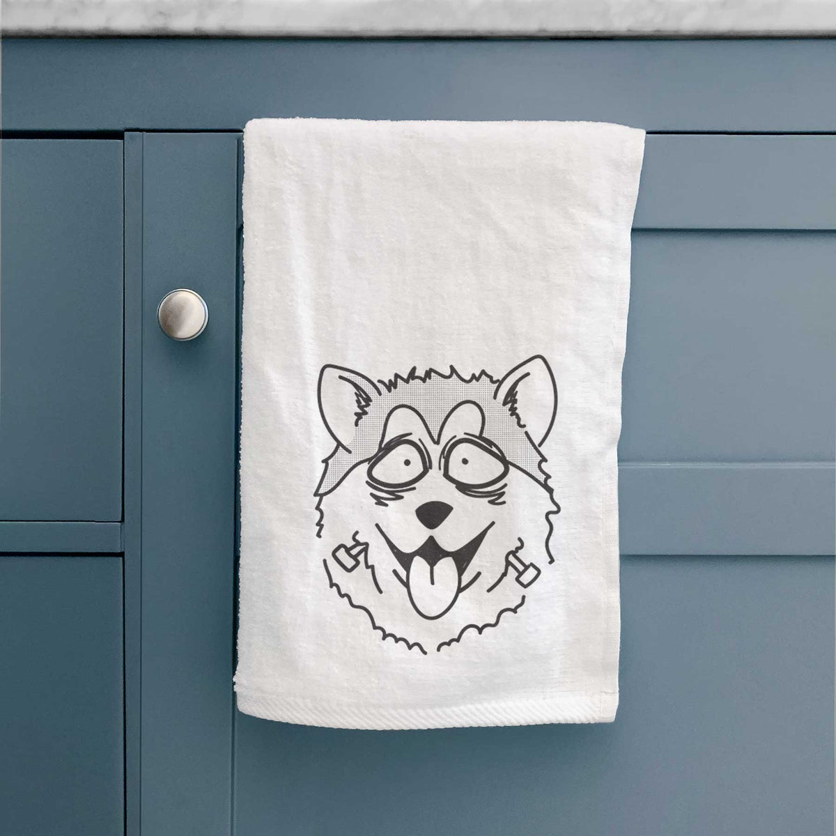 Alaskan Malamute - Nightmare Collection Decorative Hand Towel