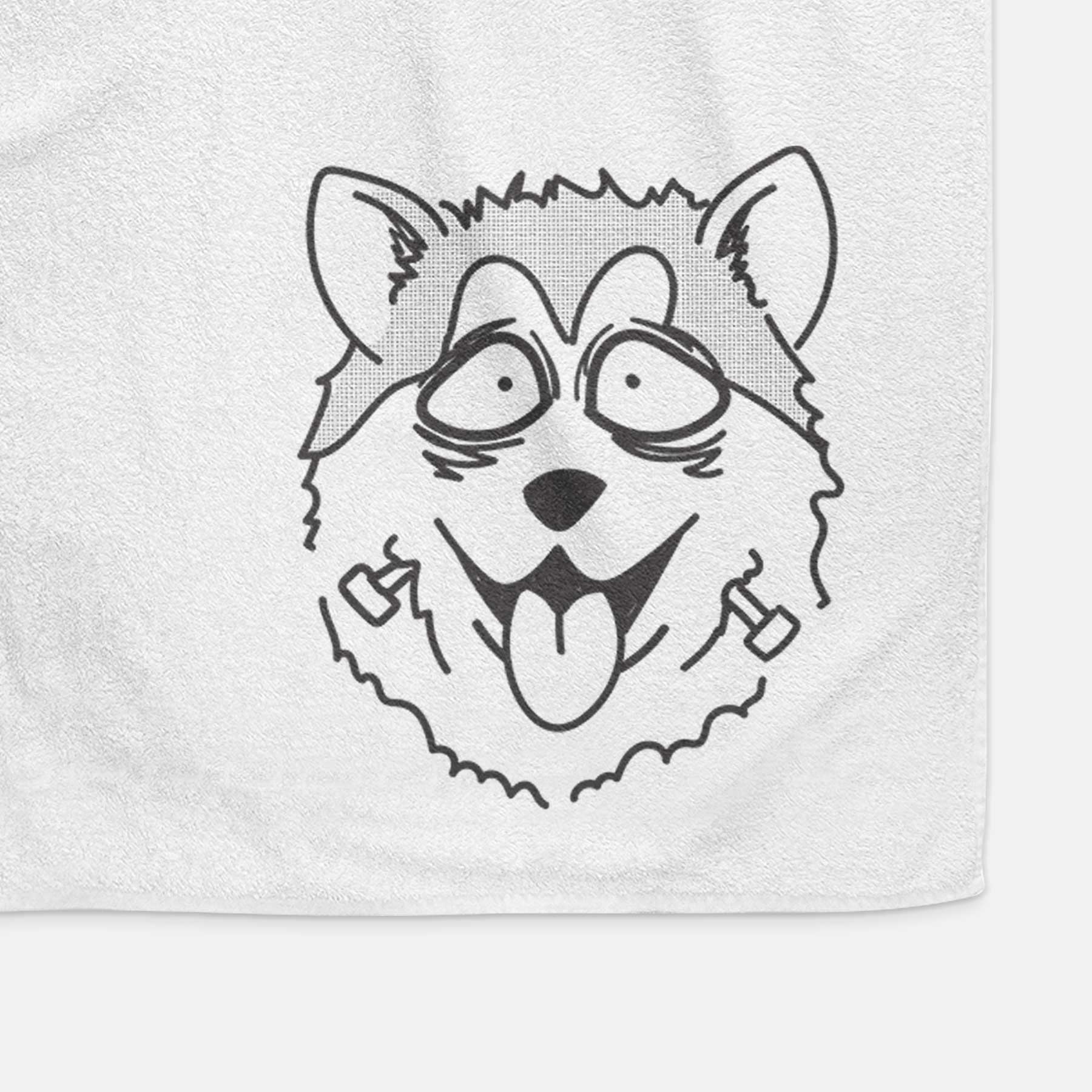 Alaskan Malamute - Nightmare Collection Decorative Hand Towel