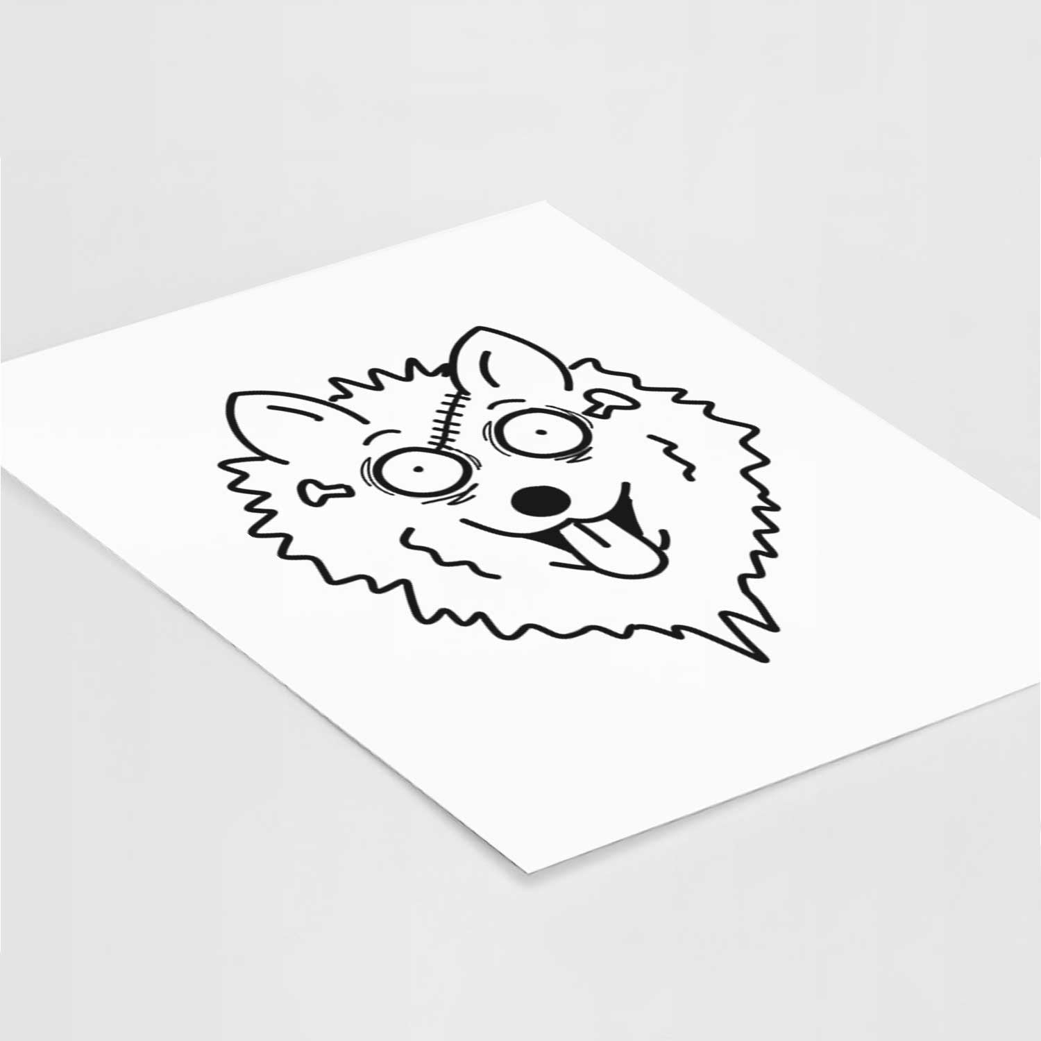 American Eskimo - Nightmare Collection Art Print