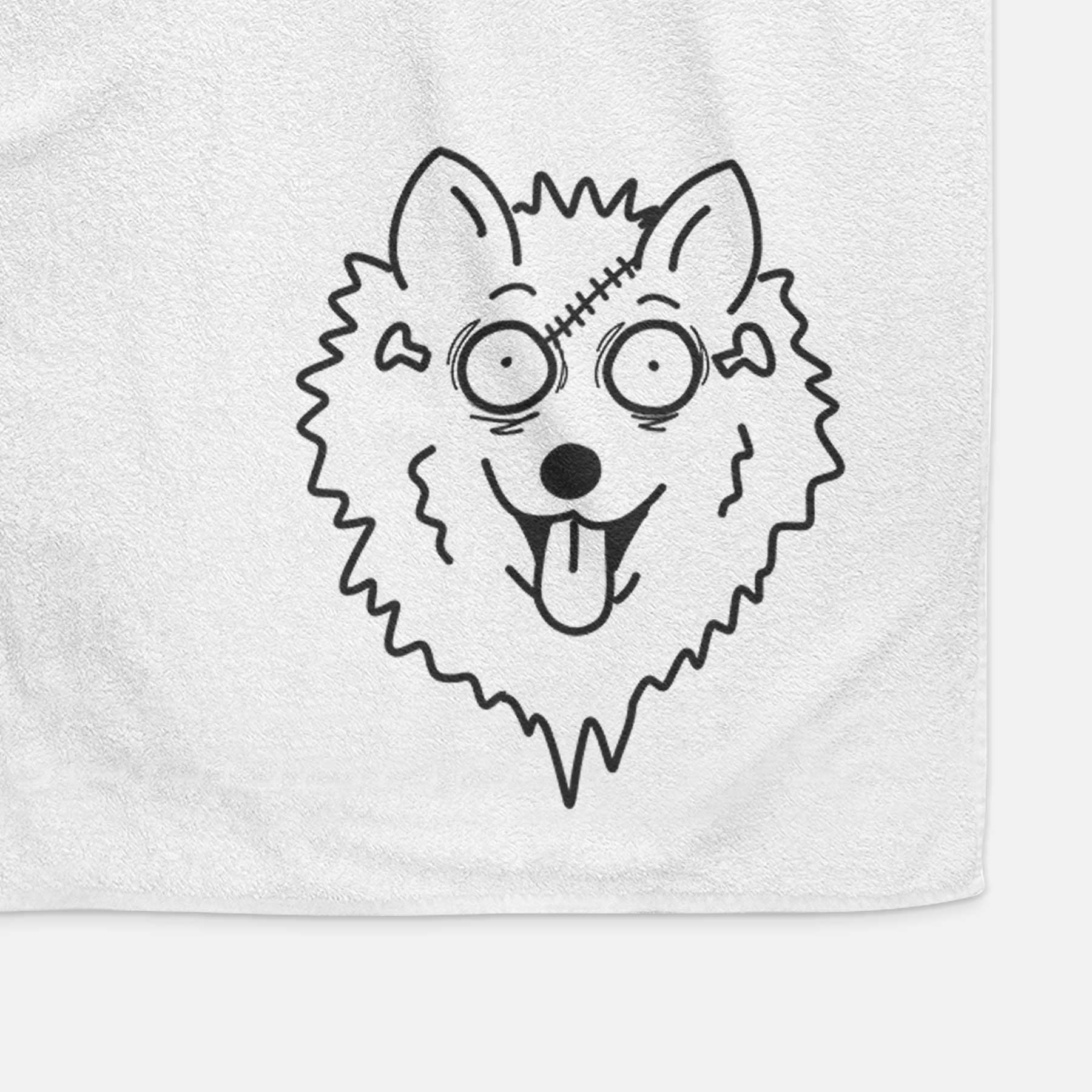 American Eskimo - Nightmare Collection Decorative Hand Towel