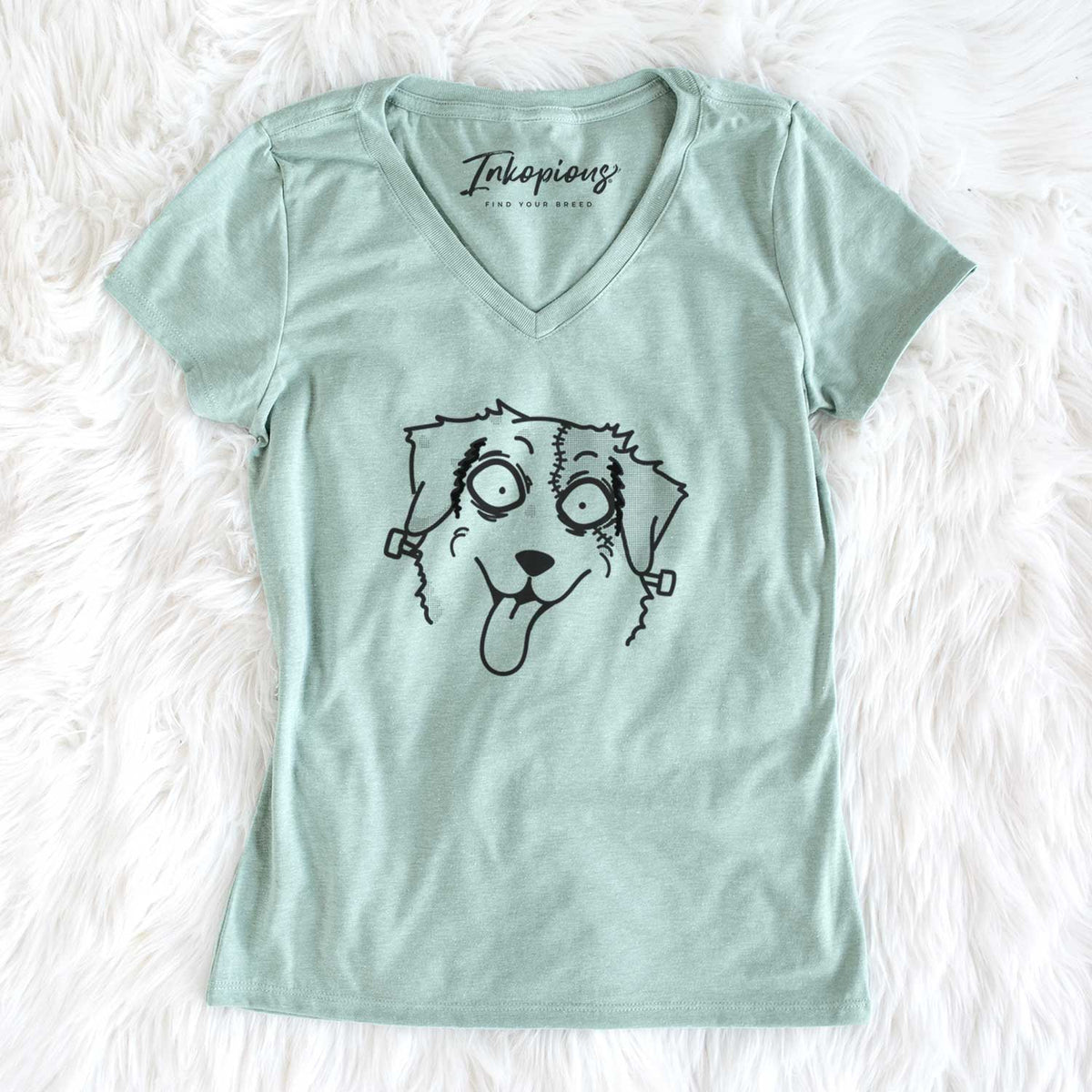 Australian Shepherd - Nightmare Collection - Women&#39;s V-neck Shirt