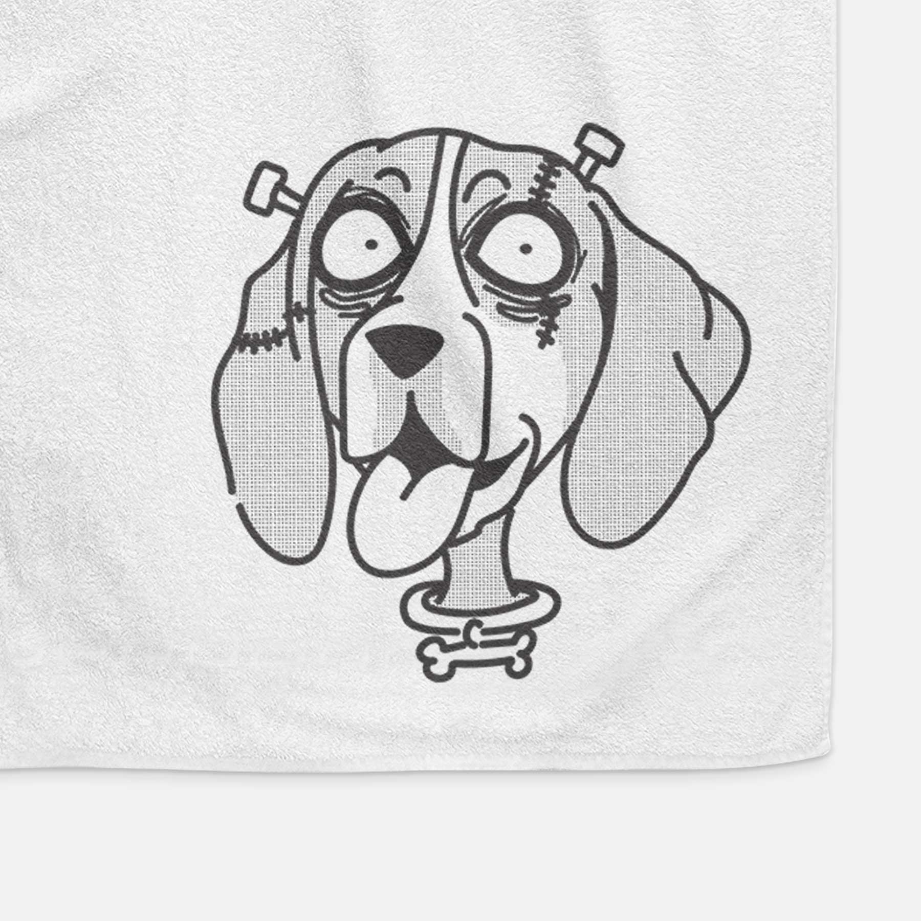 Bluetick Coonhound - Nightmare Collection Decorative Hand Towel