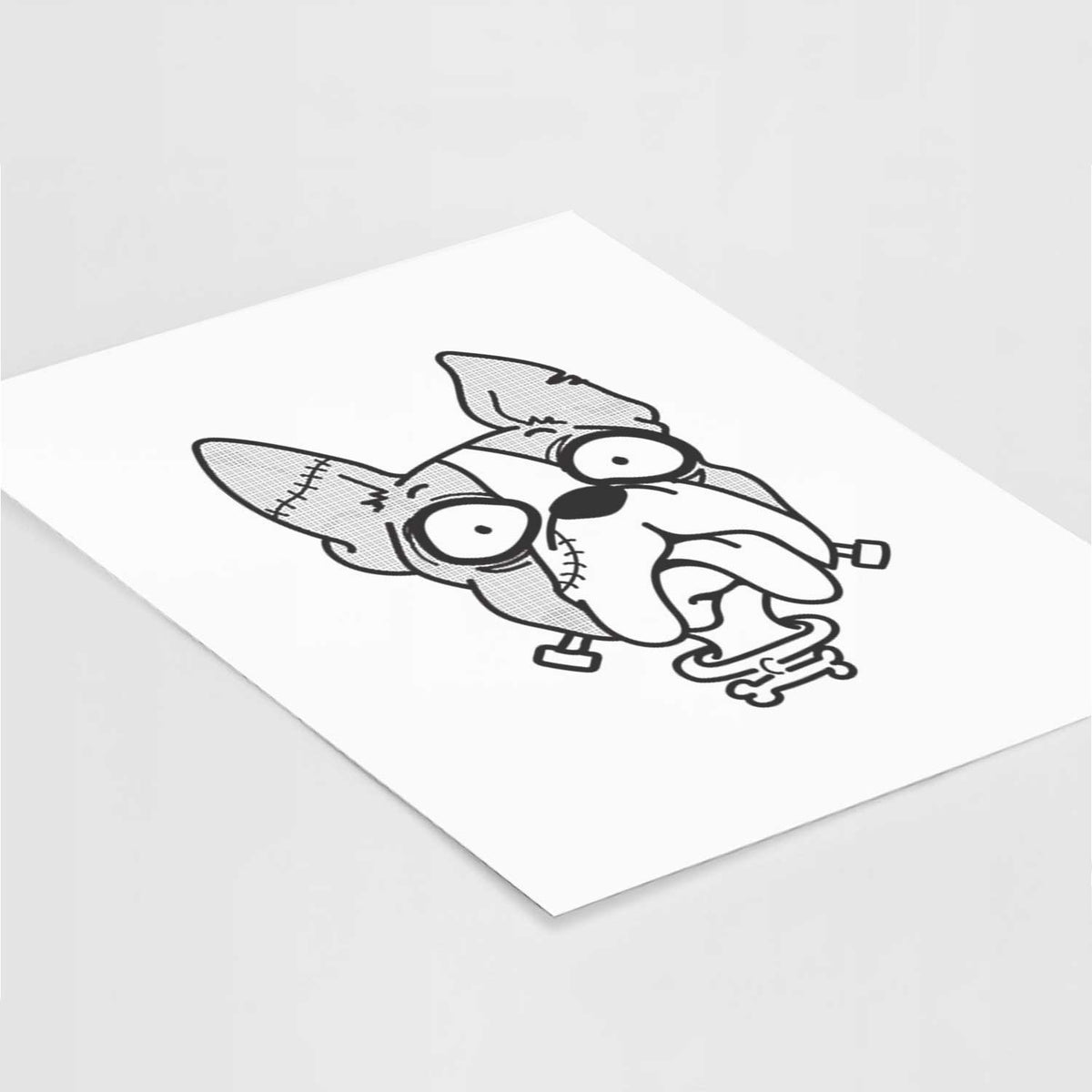 Boston Terrier - Nightmare Collection Art Print