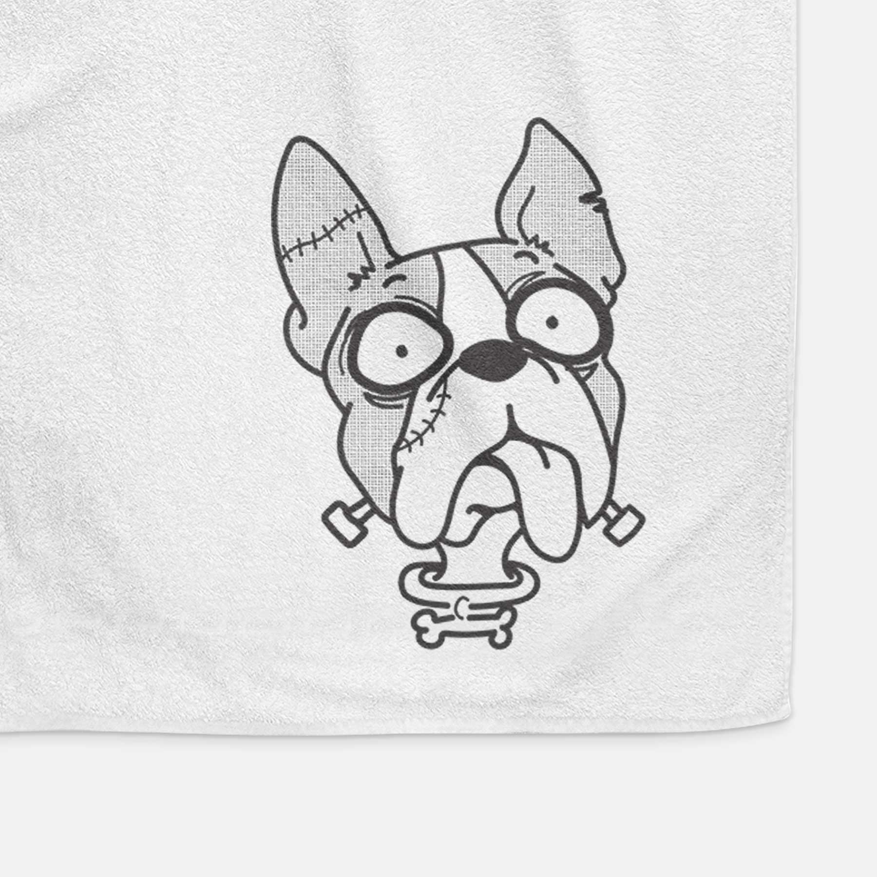 Boston Terrier - Nightmare Collection Decorative Hand Towel