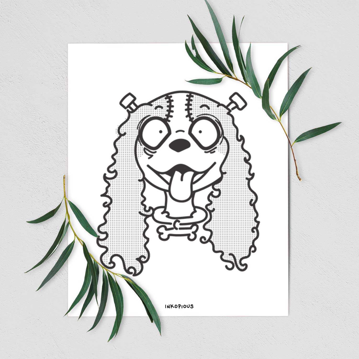 Cavalier King Charles - Nightmare Collection Art Print