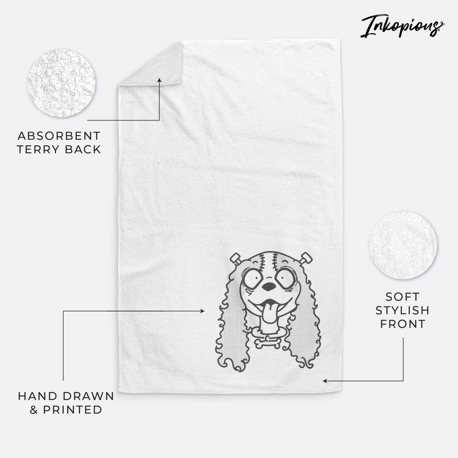 Cavalier King Charles - Nightmare Collection Decorative Hand Towel