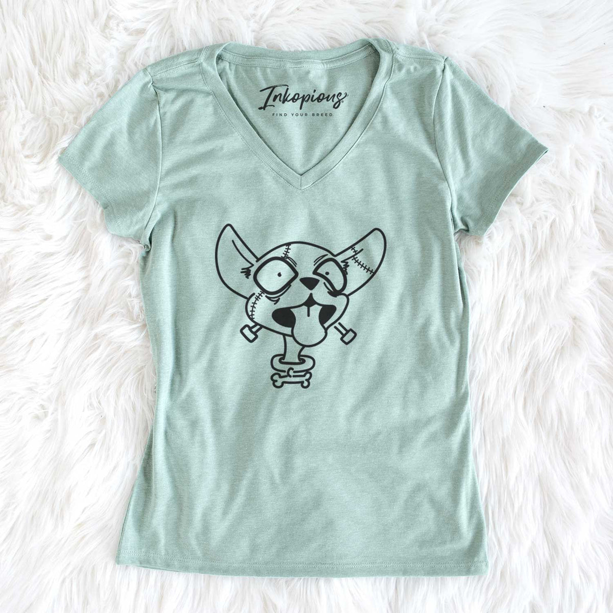 Chihuahua - Nightmare Collection - Women&#39;s V-neck Shirt