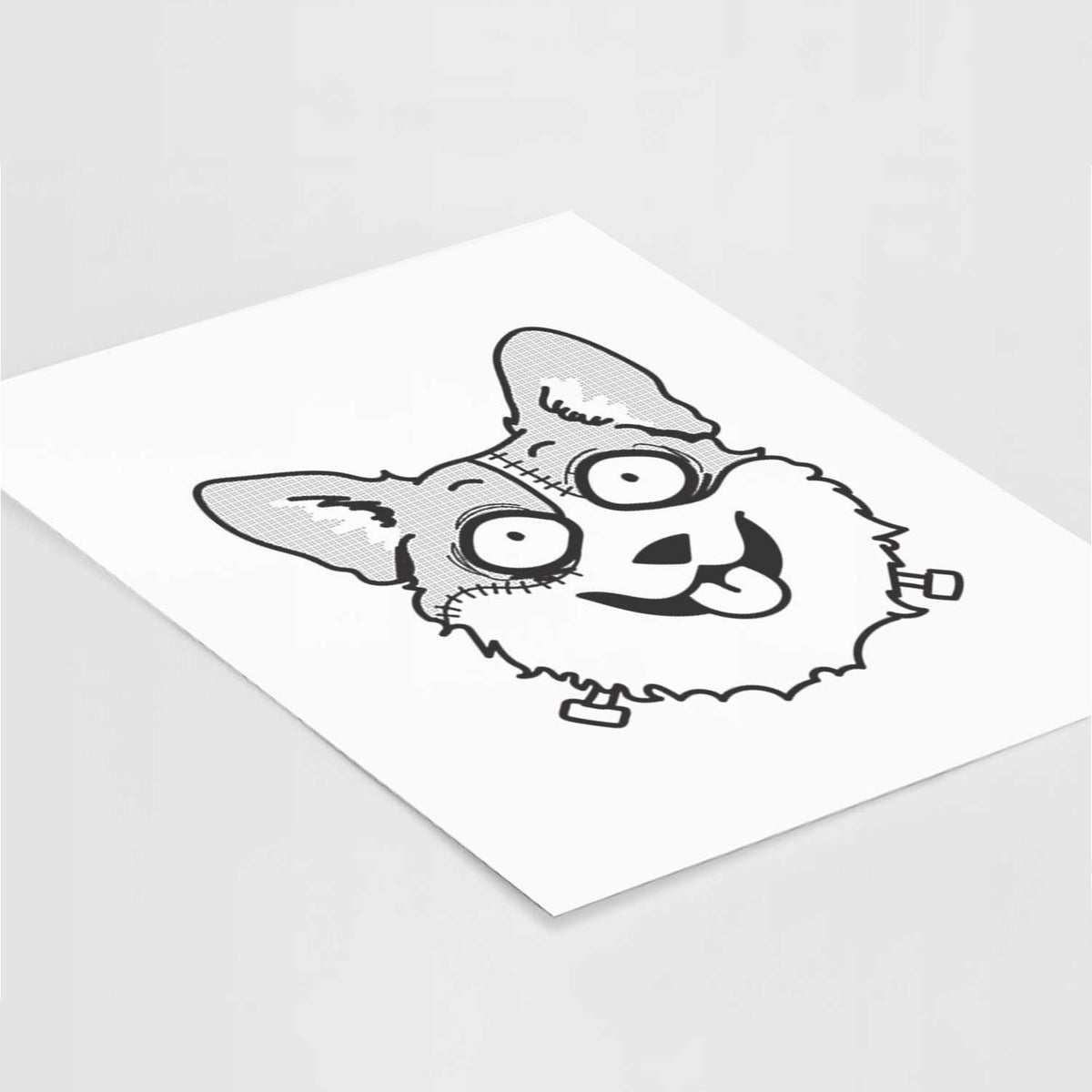 Corgi - Nightmare Collection Art Print