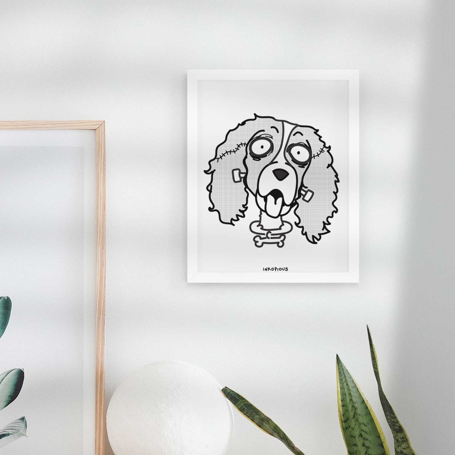 English Springer Spaniel - Nightmare Collection Art Print