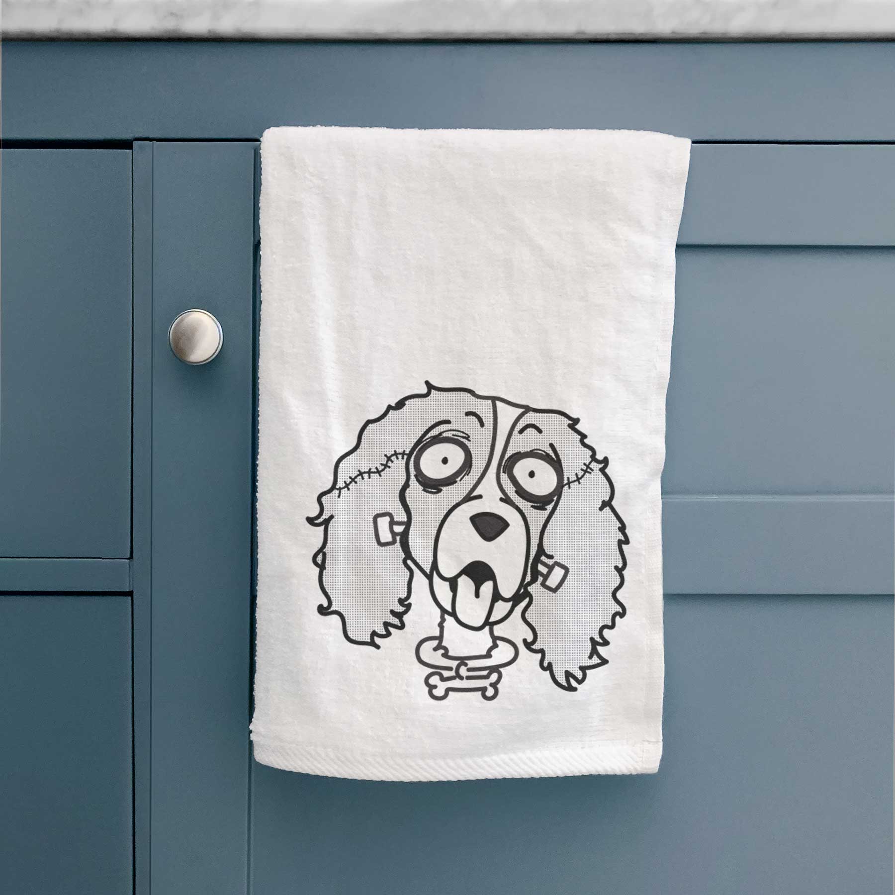 English Springer Spaniel - Nightmare Collection Decorative Hand Towel