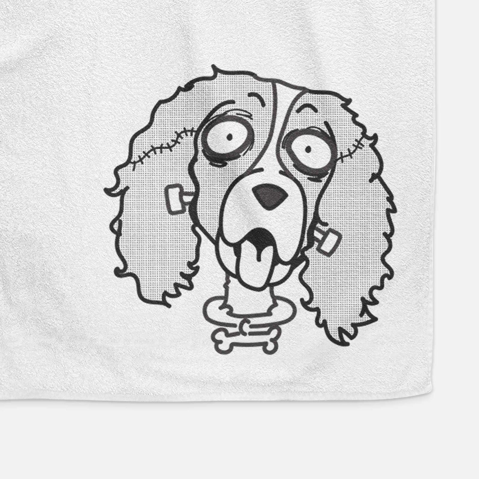 English Springer Spaniel - Nightmare Collection Decorative Hand Towel