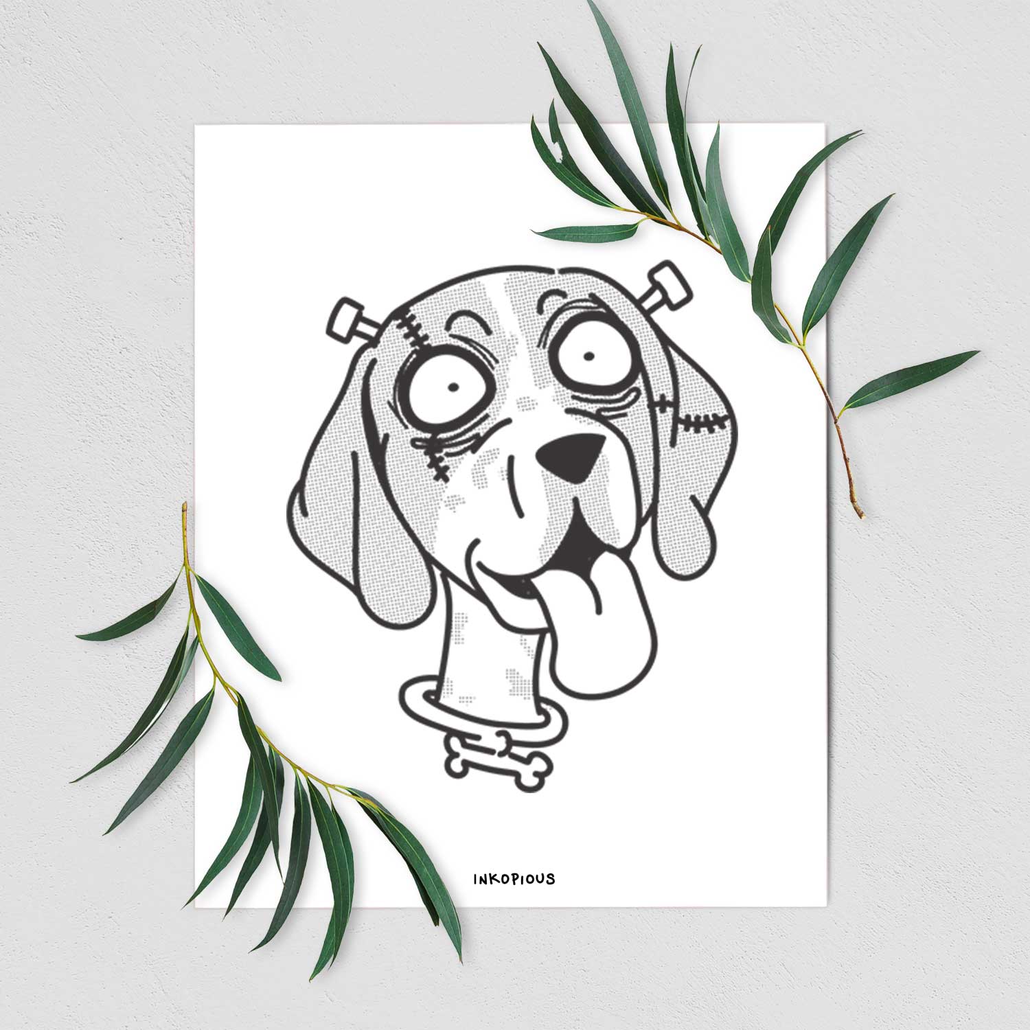 German Shorthaired Pointer - Nightmare Collection Art Print