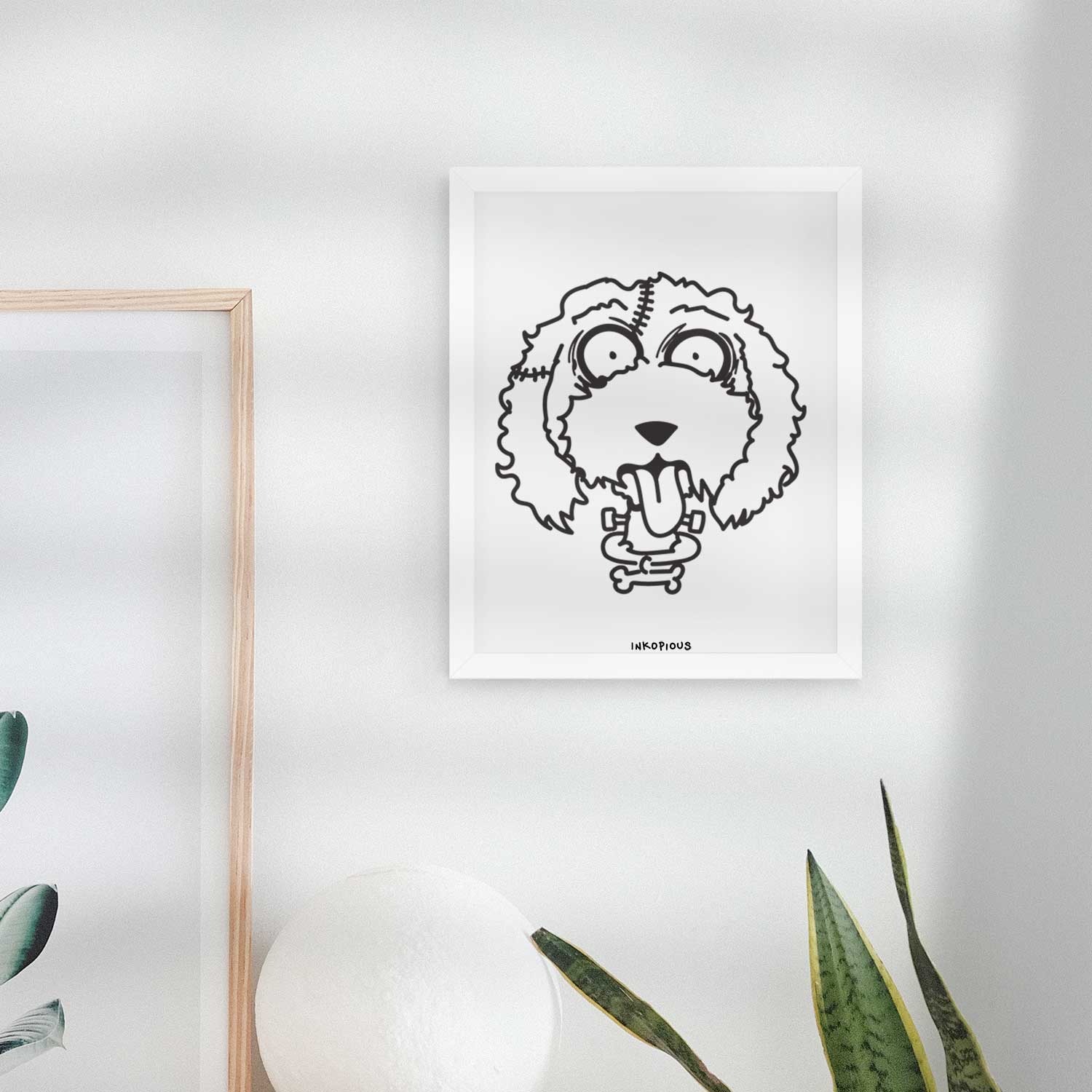 Goldendoodle - Nightmare Collection Art Print