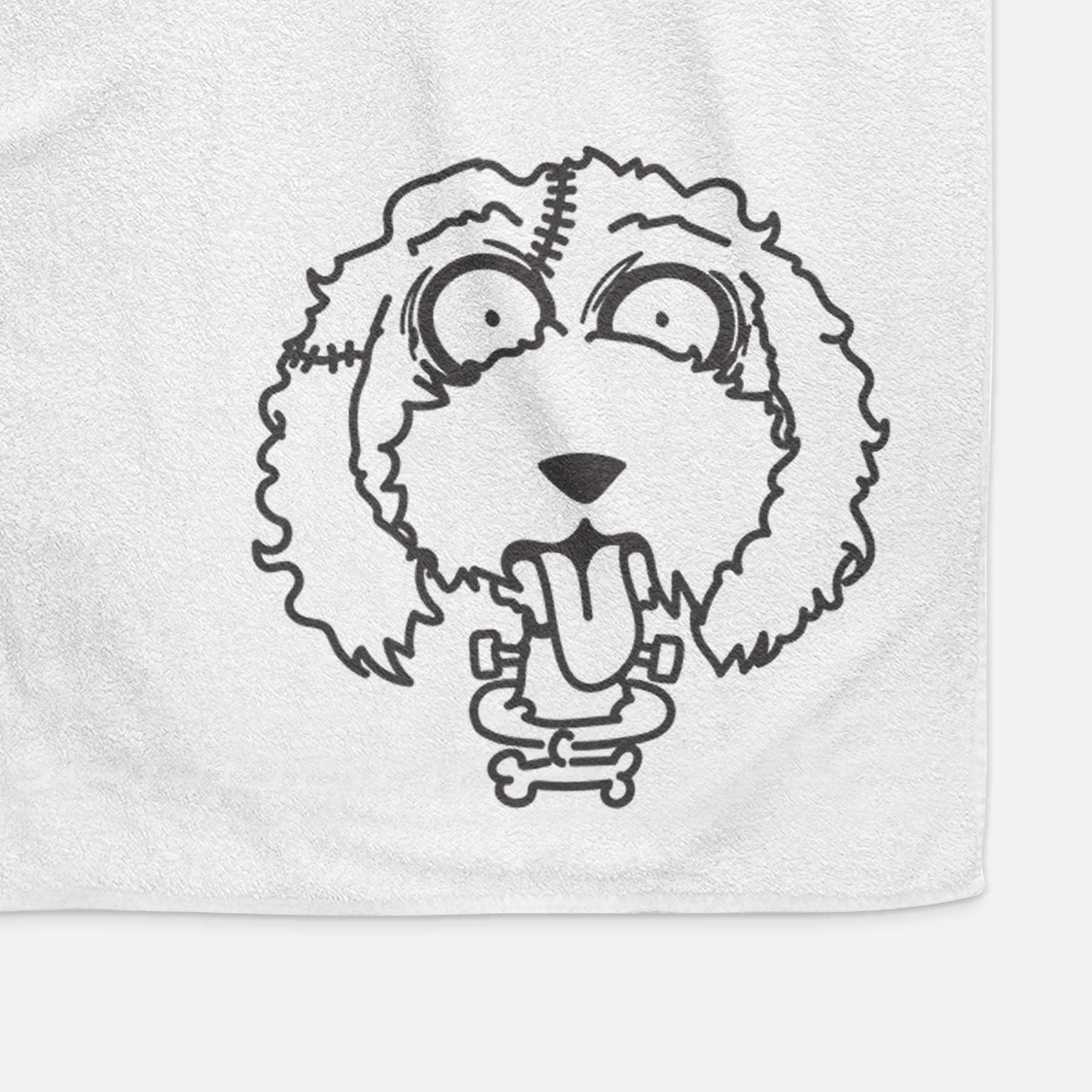 Goldendoodle - Nightmare Collection Decorative Hand Towel