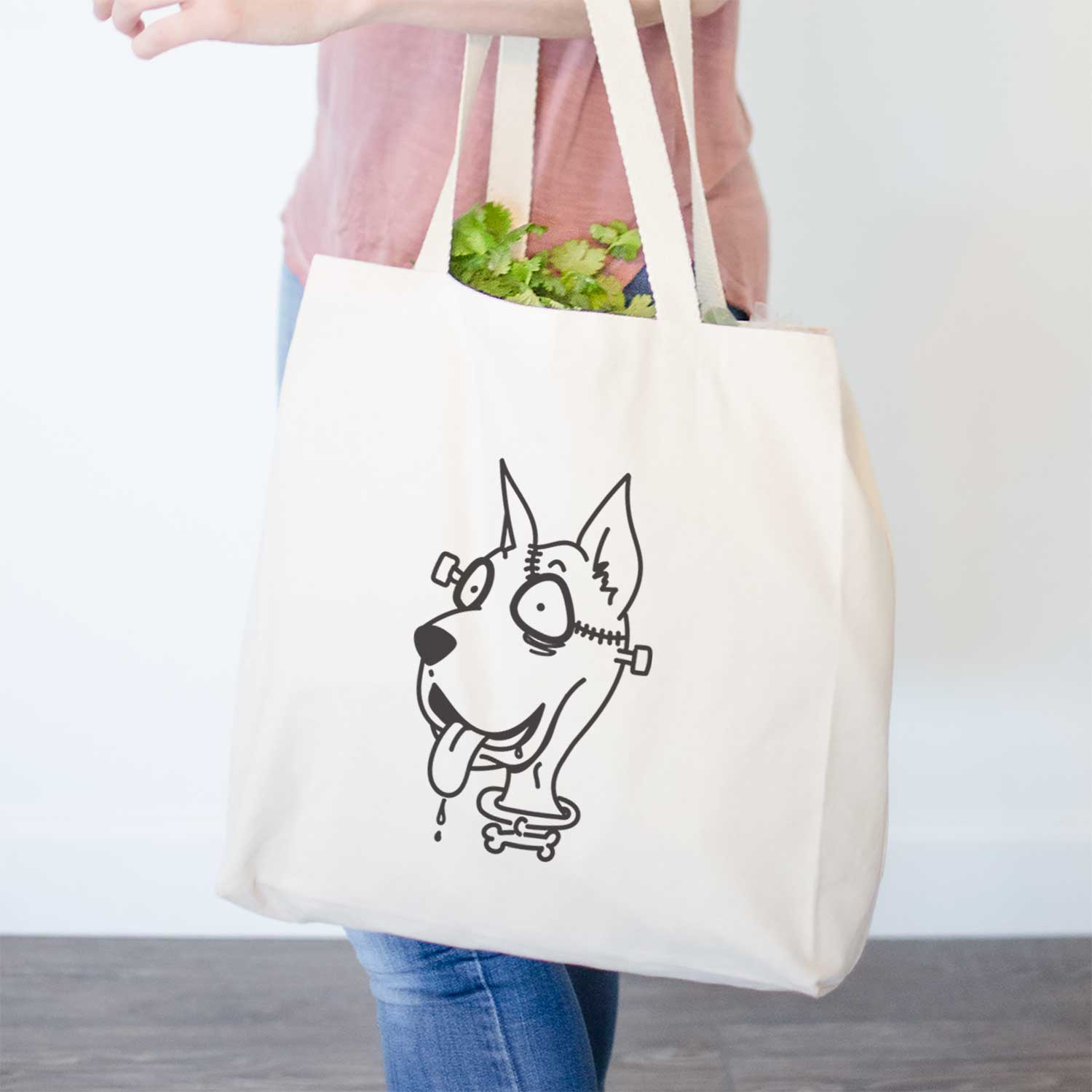 Great Dane Cropped Ears - Nightmare Collection - Tote Bag