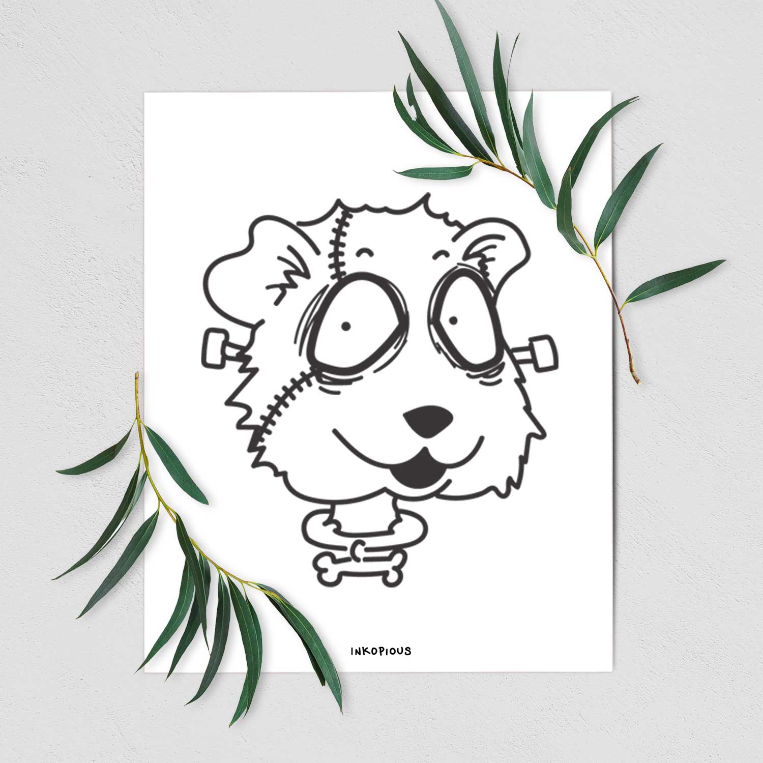 Guinea Pig - Nightmare Collection Art Print