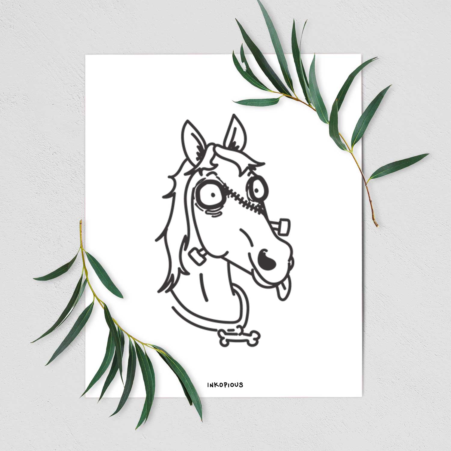 Horse - Nightmare Collection Art Print