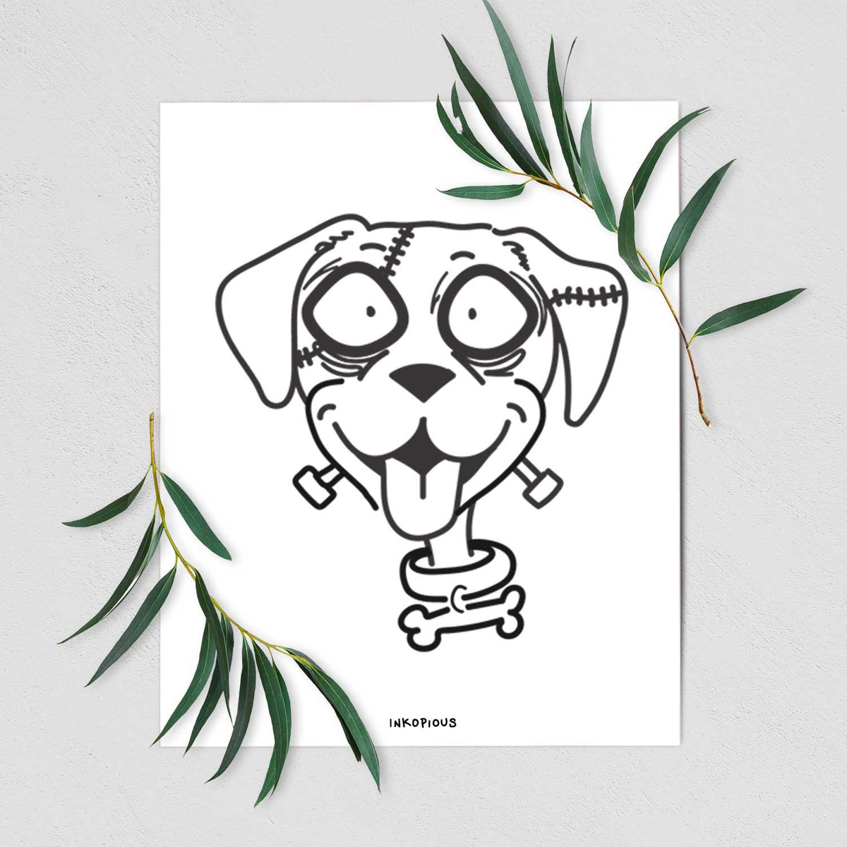 Labrador Retriever - Nightmare Collection Art Print