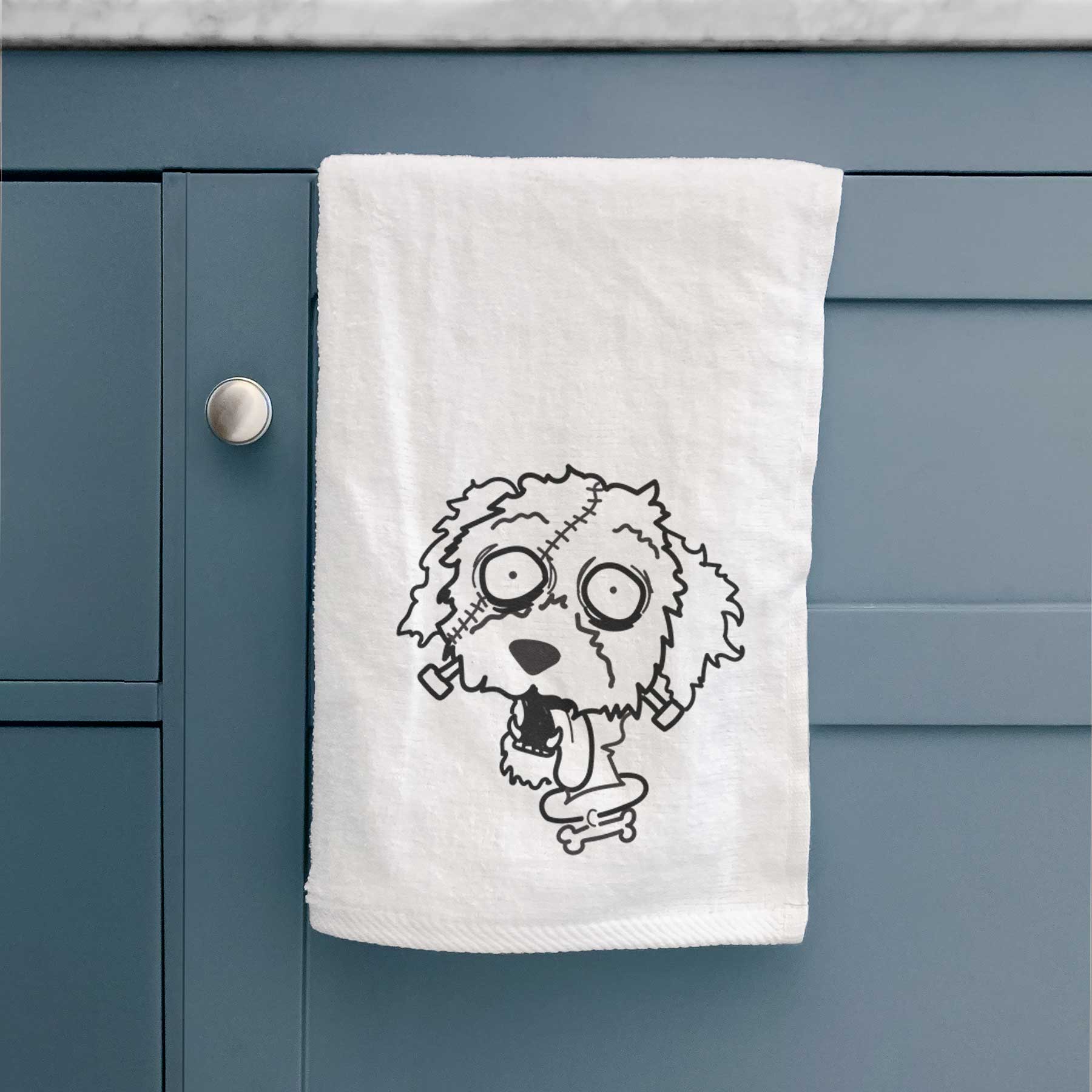 Labradoodle - Nightmare Collection Decorative Hand Towel