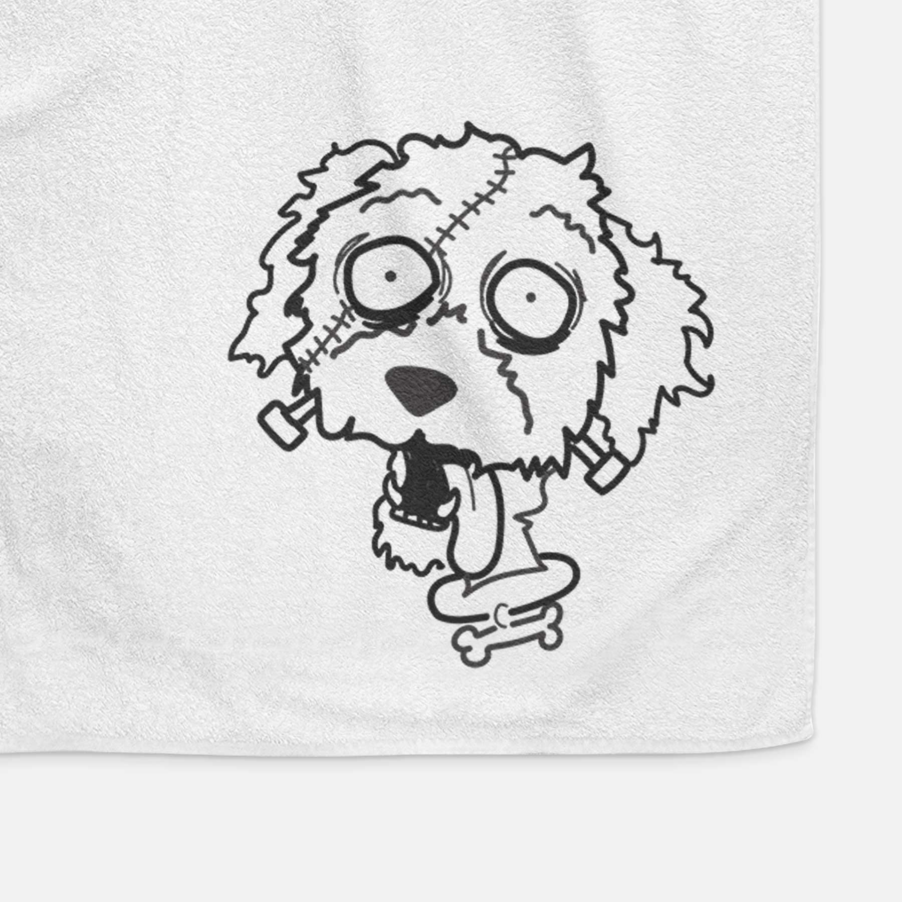 Labradoodle - Nightmare Collection Decorative Hand Towel