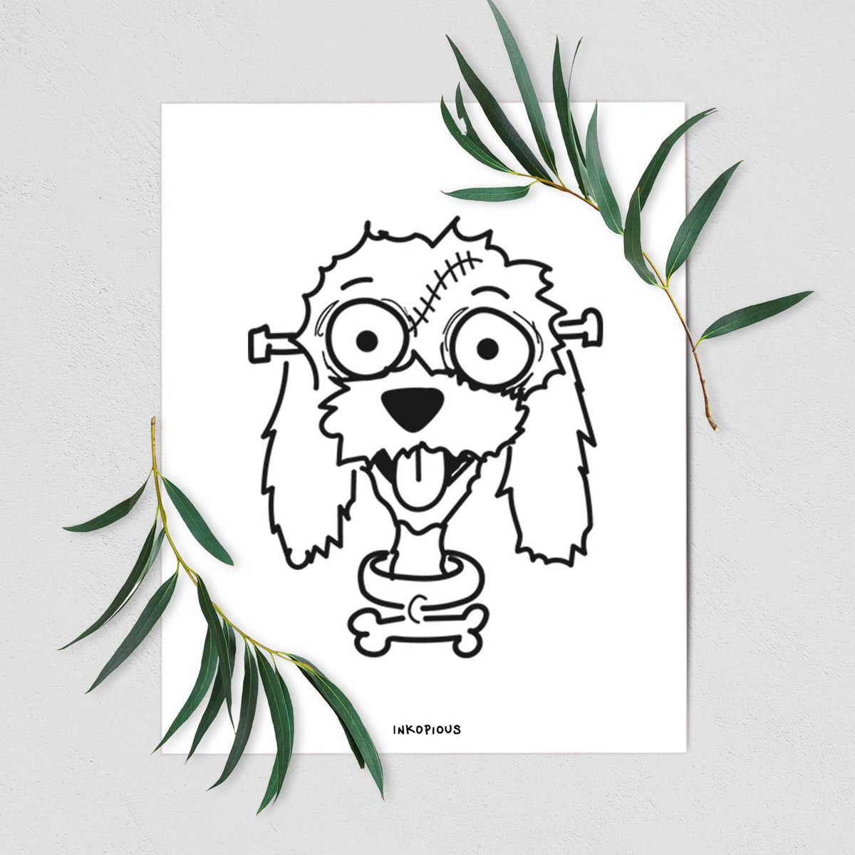 Maltese - Nightmare Collection Art Print