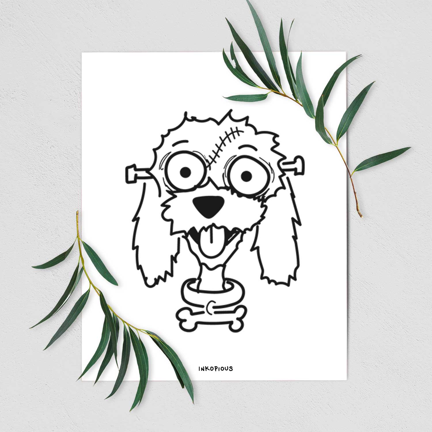 Maltese - Nightmare Collection Art Print