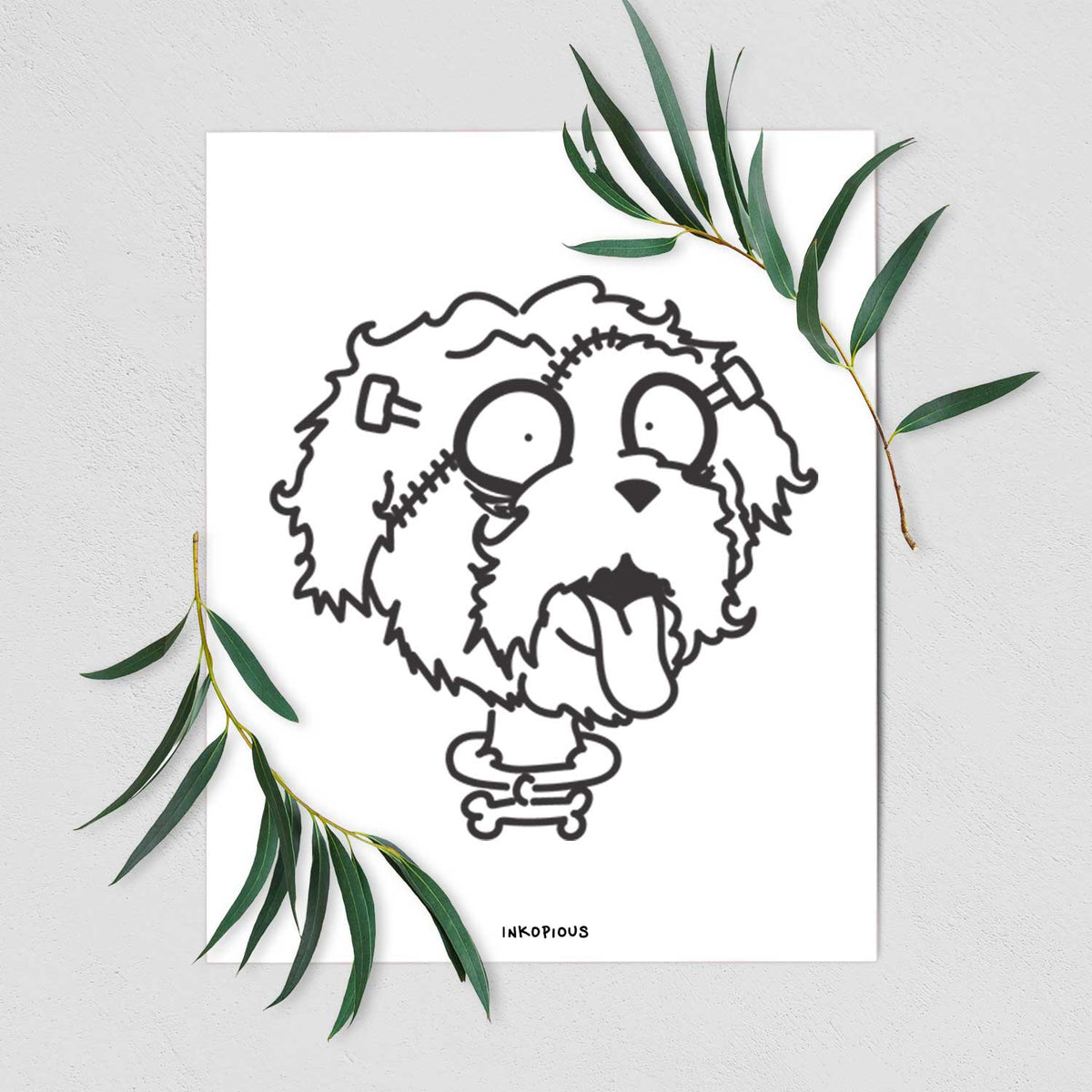 Maltipoo - Nightmare Collection Art Print