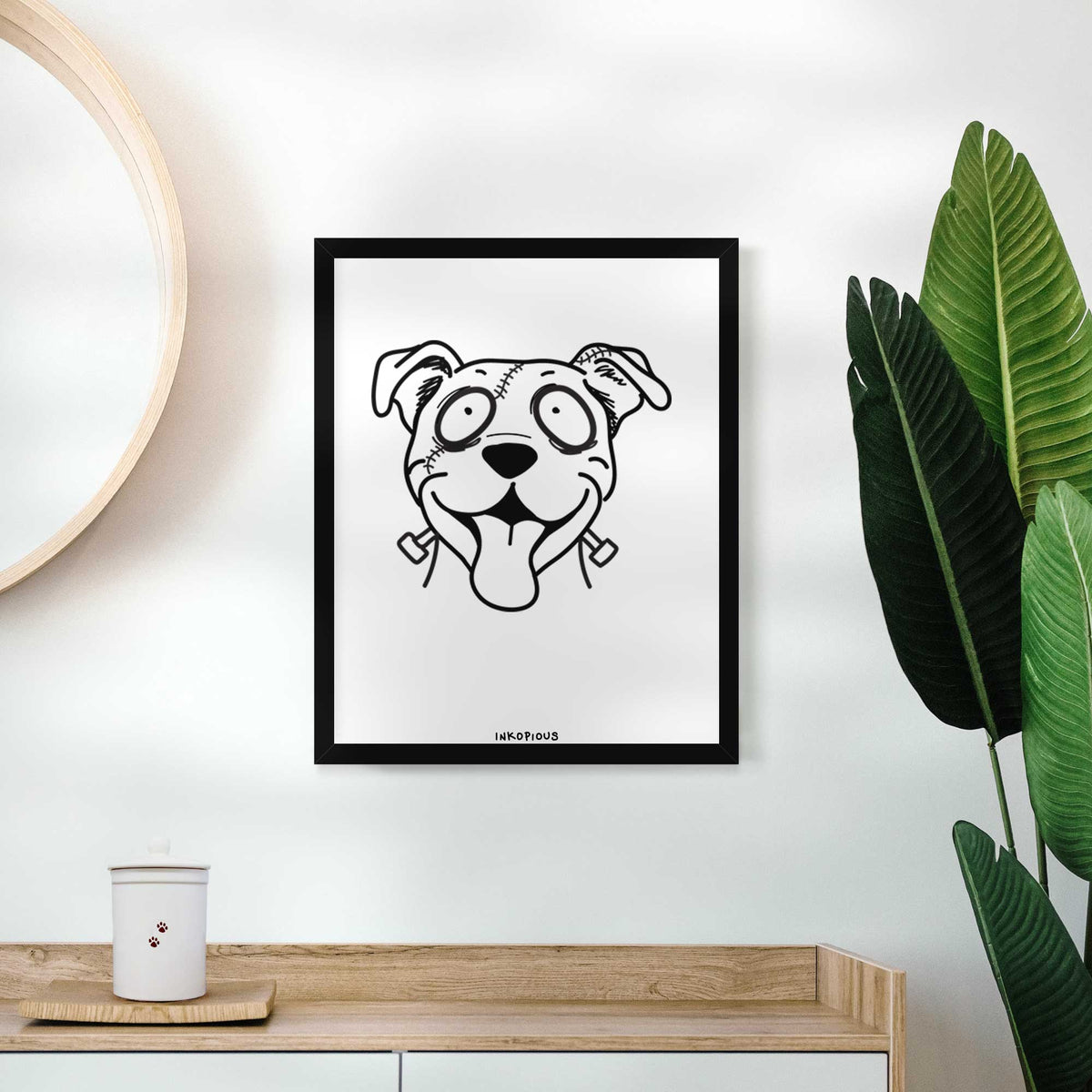 Pitbull - Nightmare Collection Art Print