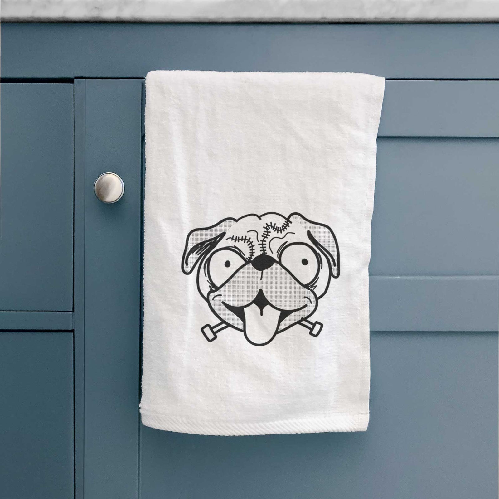 Pug - Nightmare Collection Decorative Hand Towel