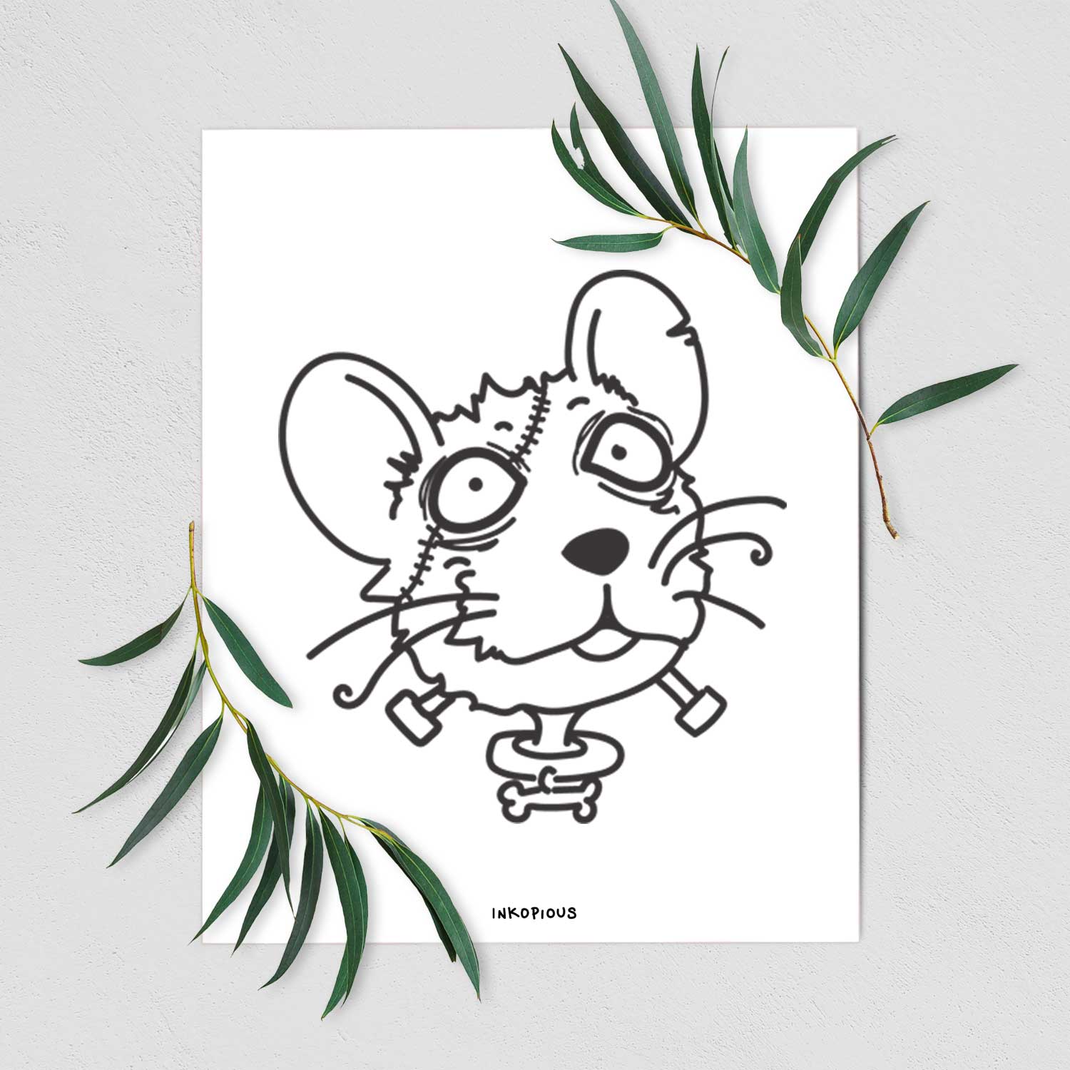 Rat - Nightmare Collection Art Print