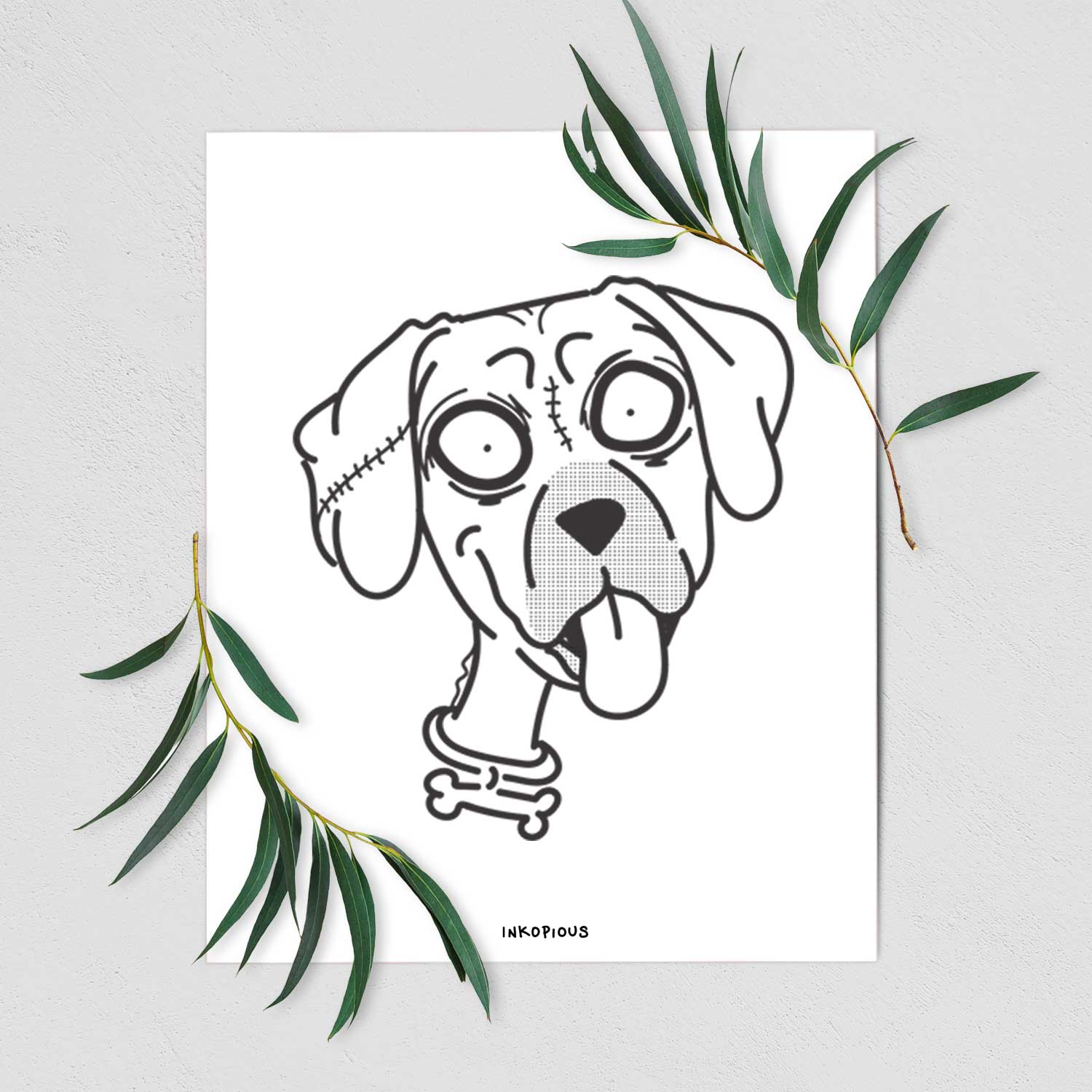 Rhodesian Ridgeback - Nightmare Collection Art Print