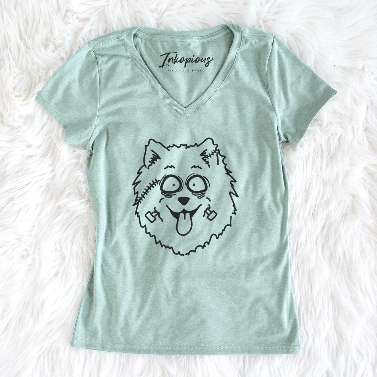 Samoyed - Nightmare Collection - Women&#39;s V-neck Shirt