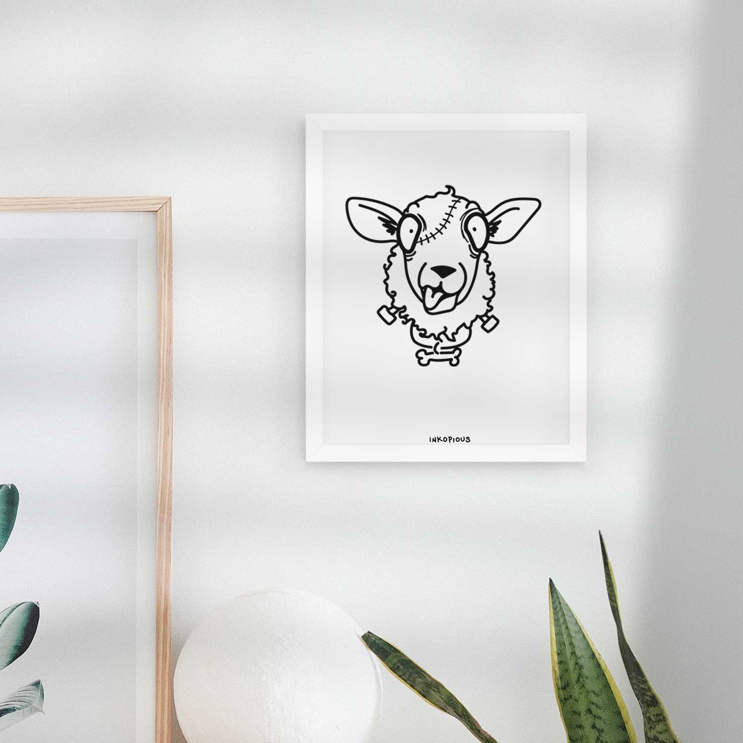 Sheep - Nightmare Collection Art Print