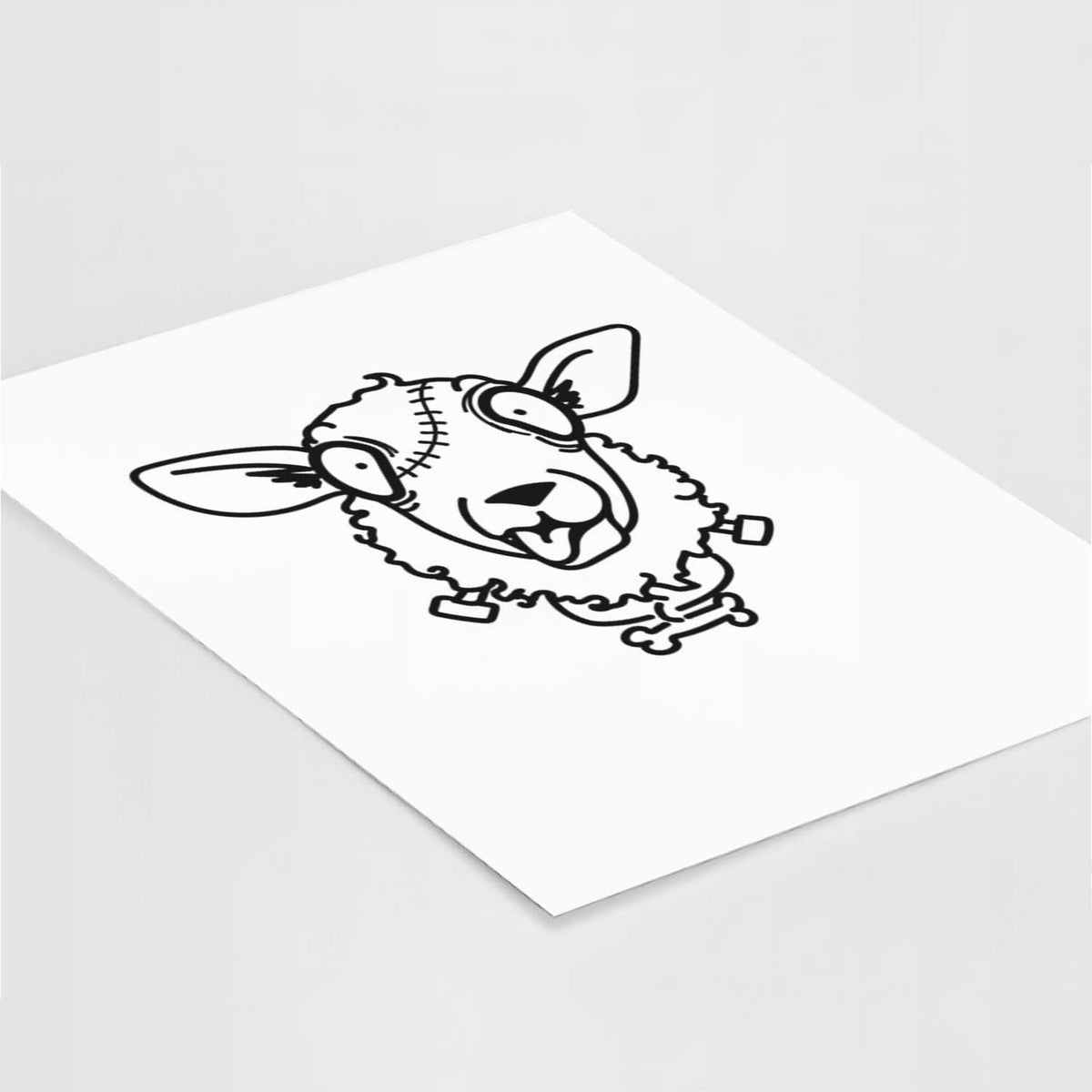 Sheep - Nightmare Collection Art Print