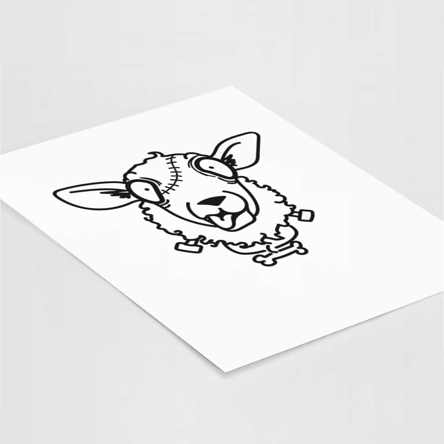 Sheep - Nightmare Collection Art Print