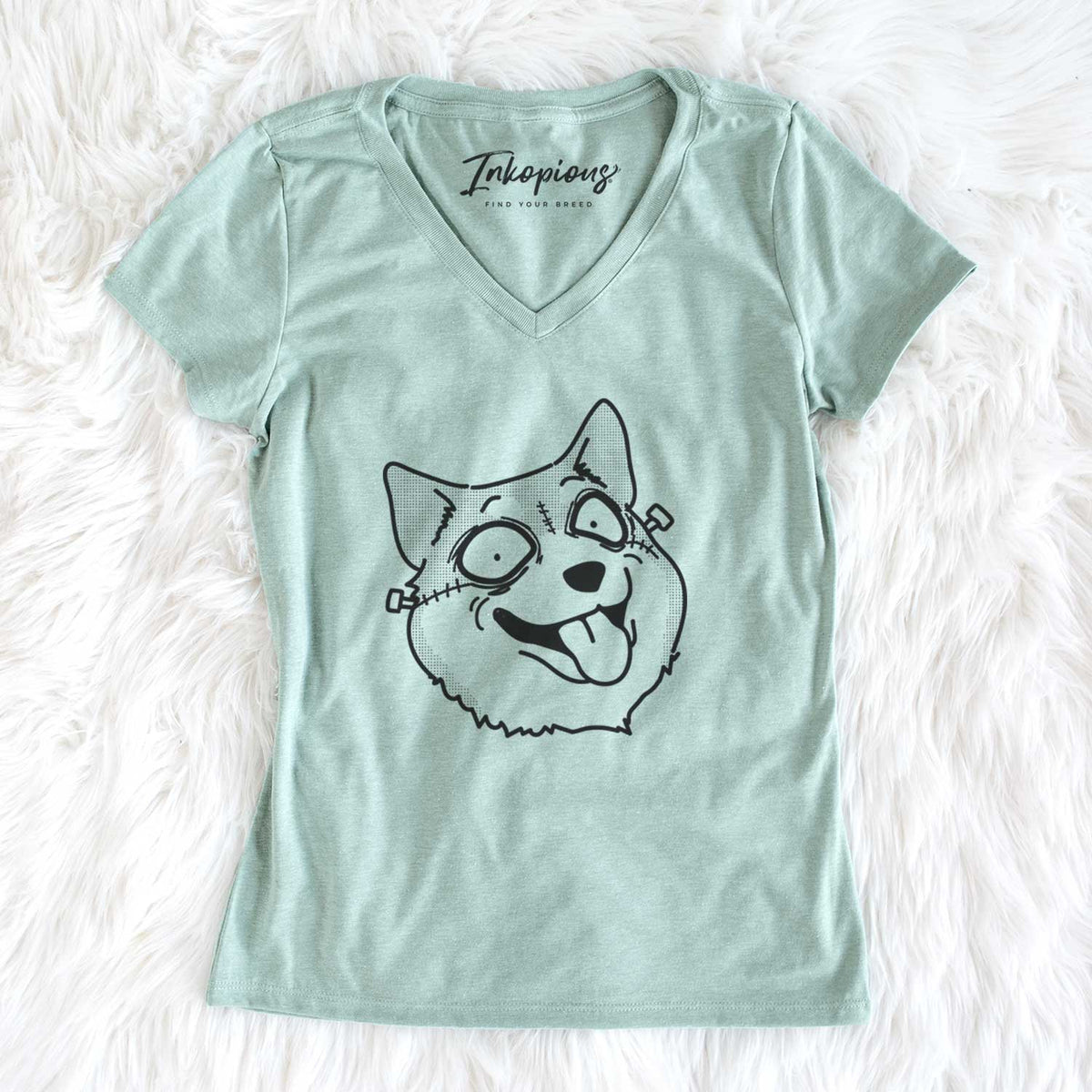 Shiba Inu - Nightmare Collection - Women&#39;s V-neck Shirt